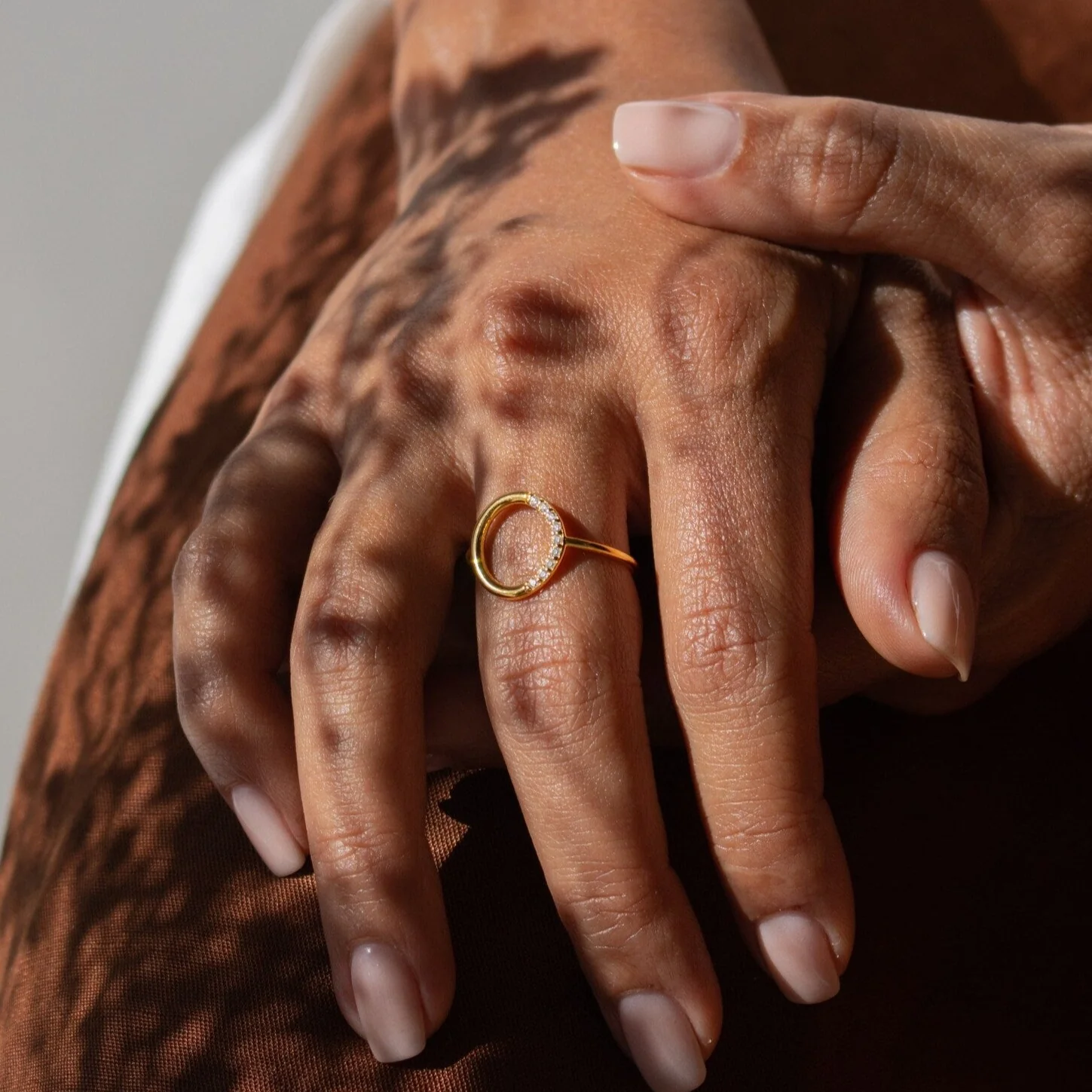 Pave Open Circle Ring - Image 5
