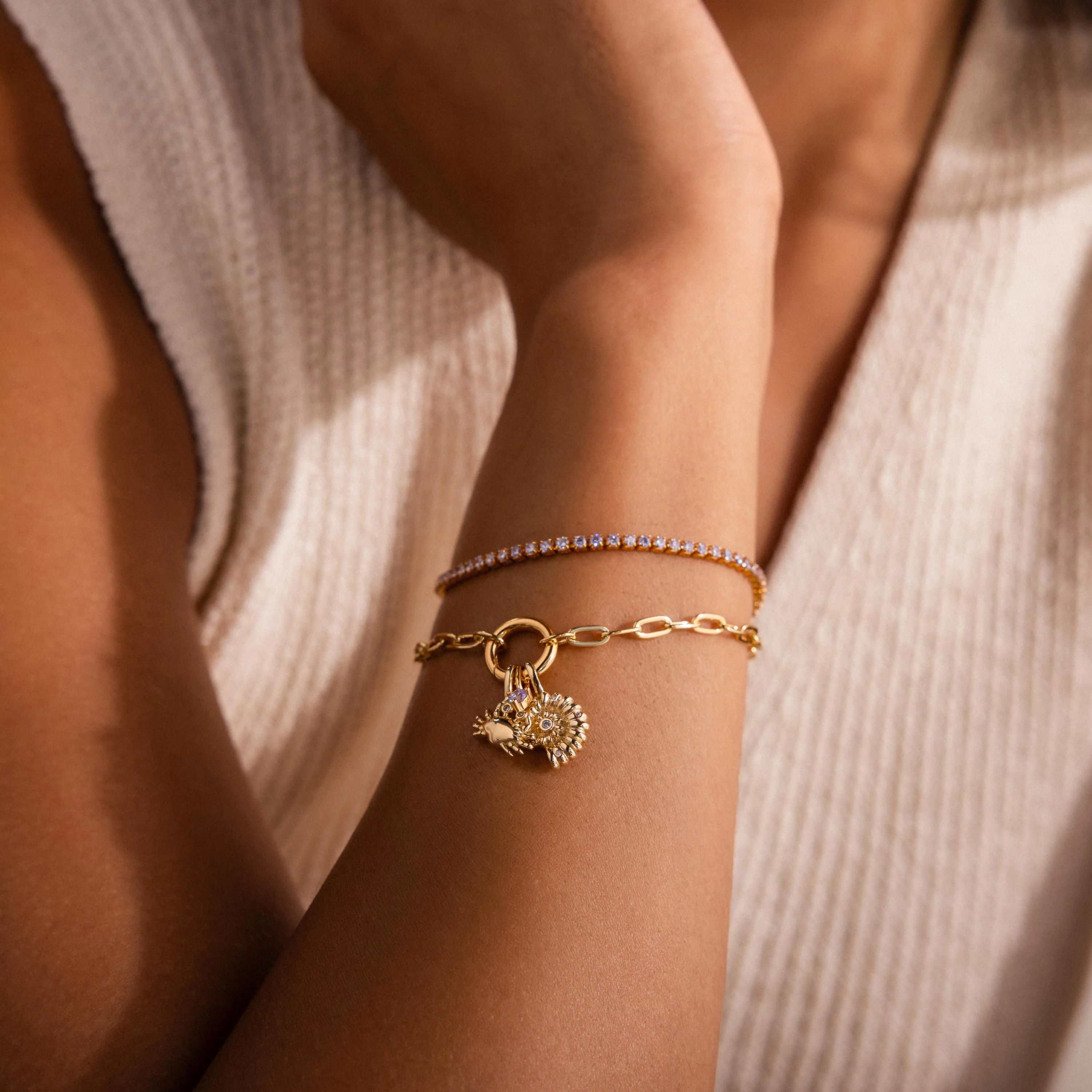 Pave Seashell Charm - Image 2