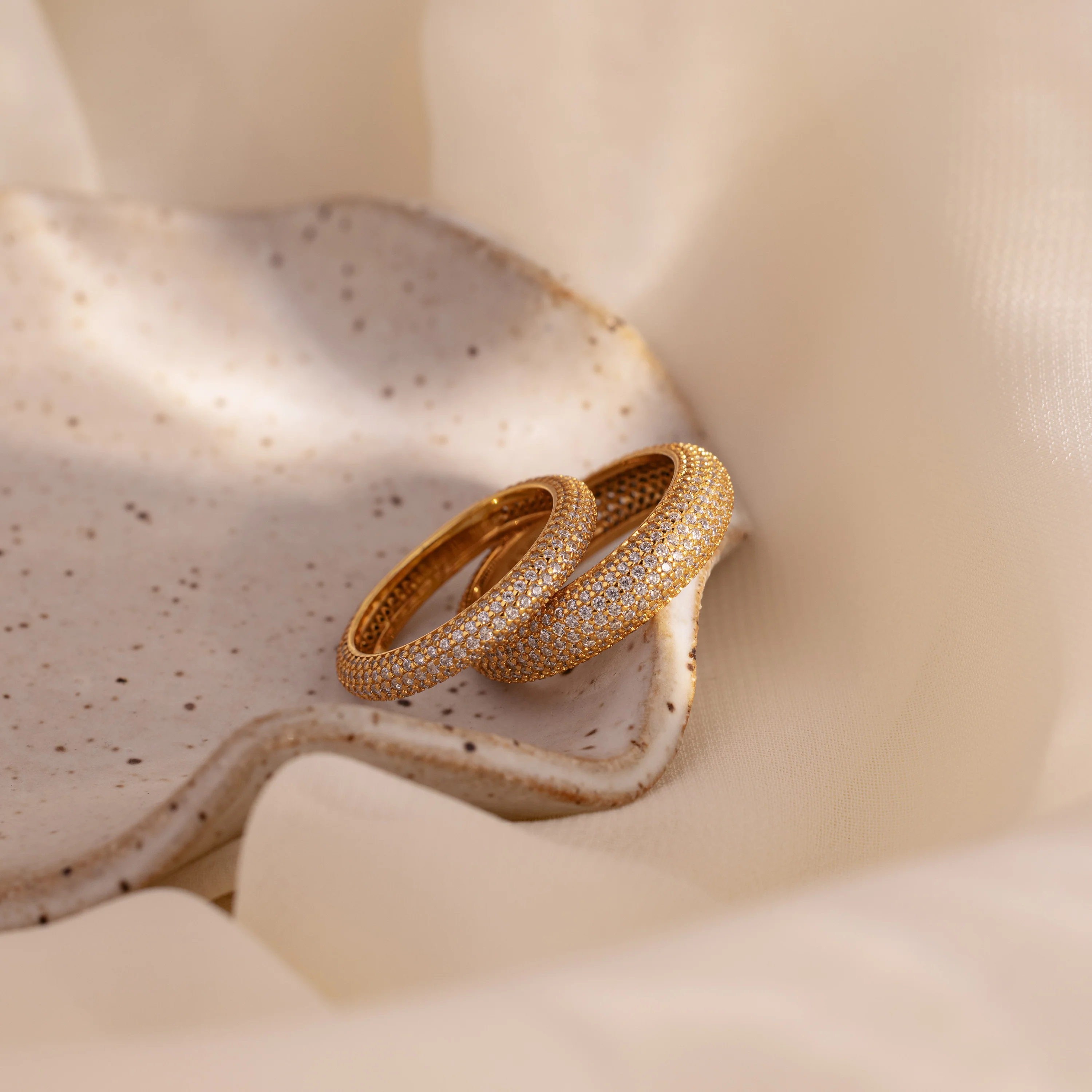 Pave Stacking Rings - Image 3