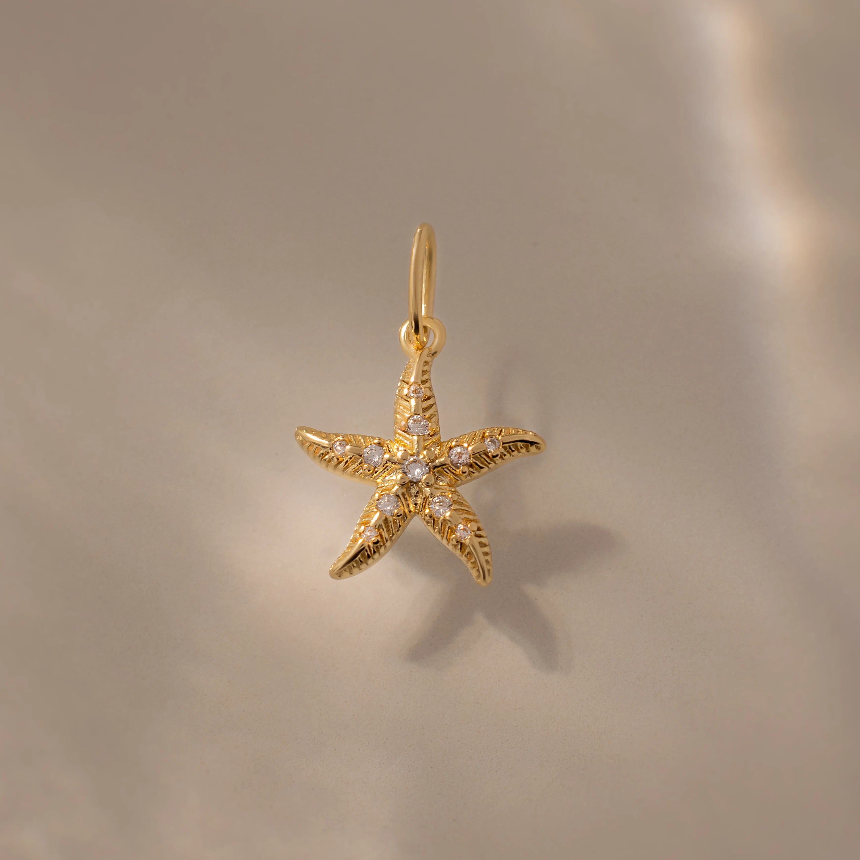 Pave Starfish Charm