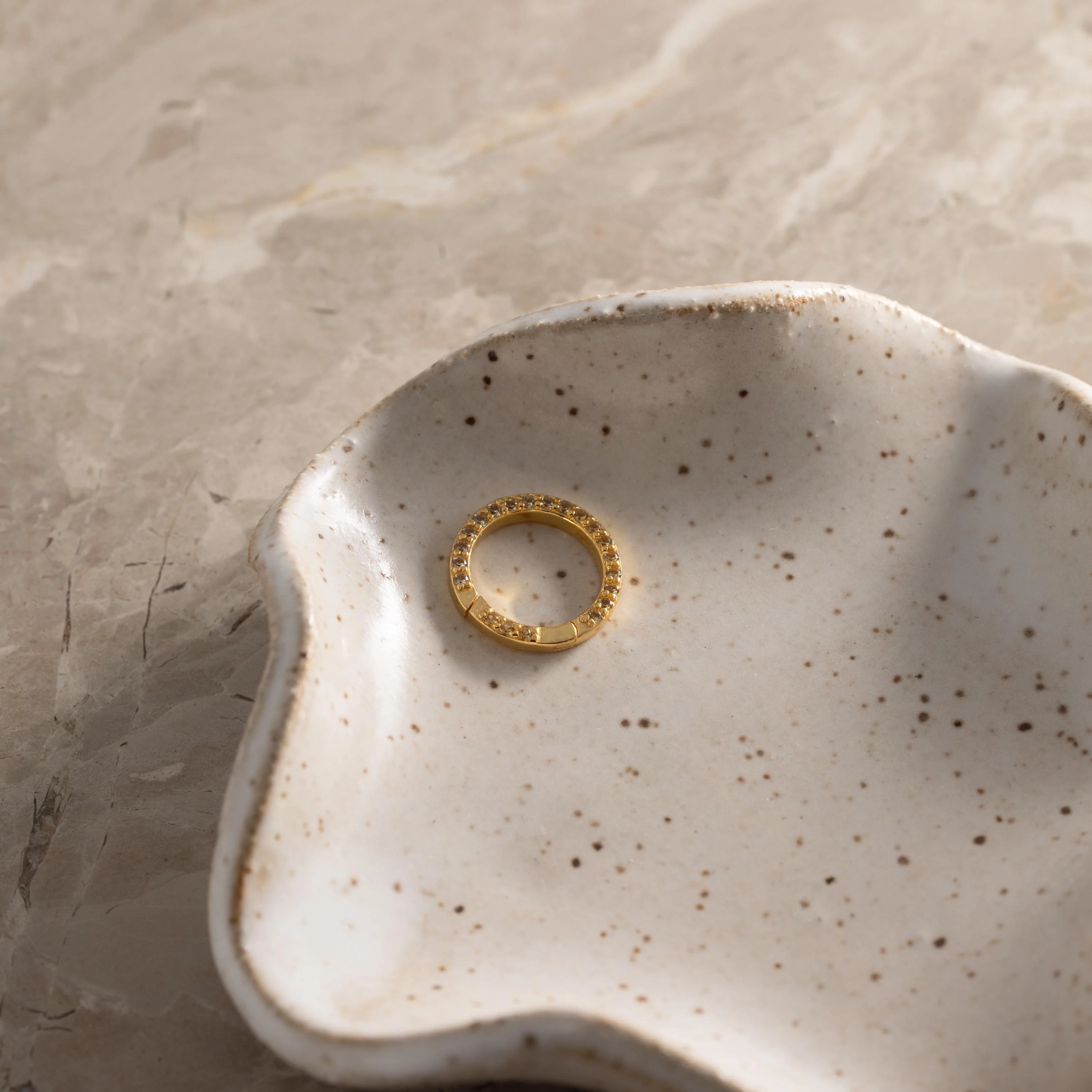 Pave Topaz Charm Clip - Image 3