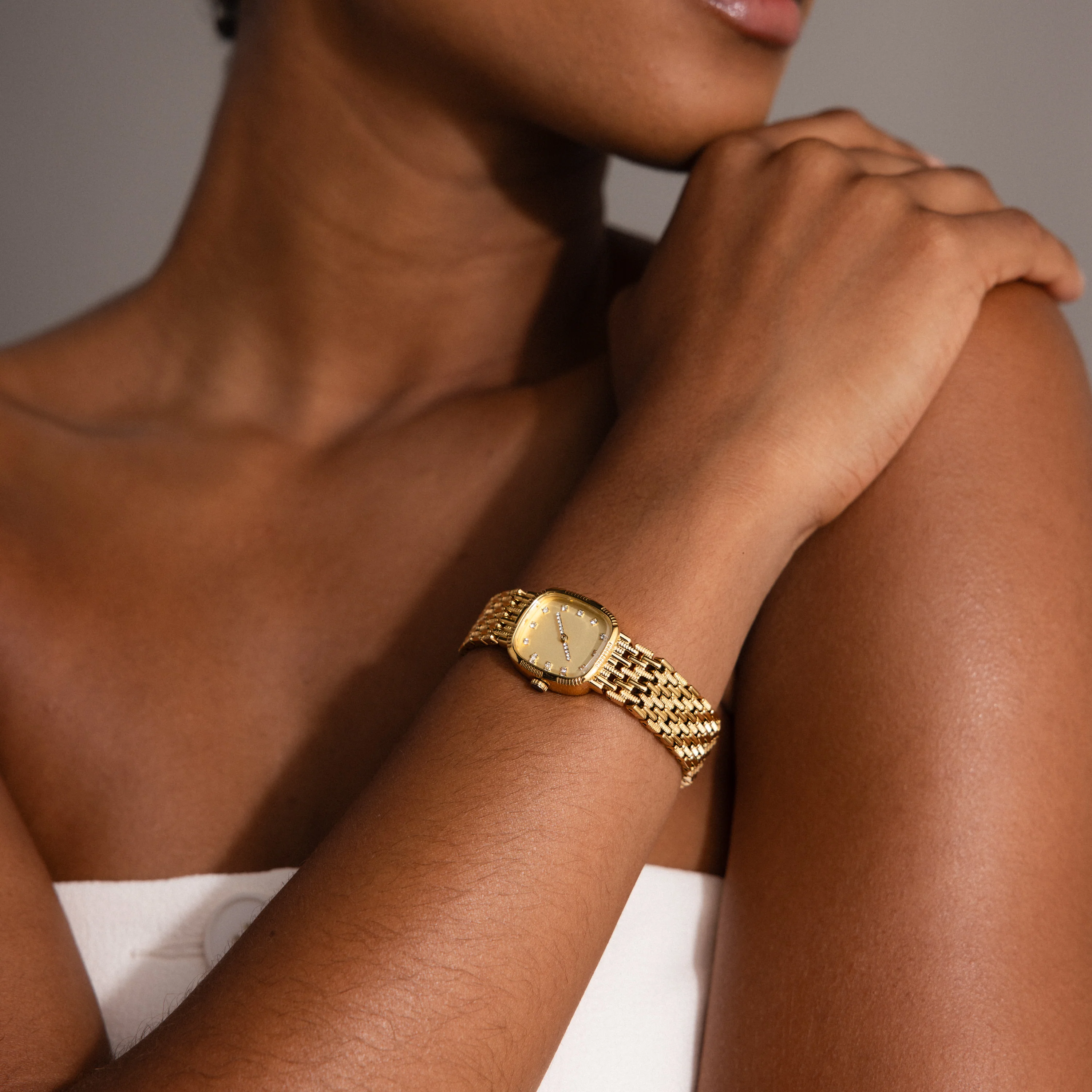 Pave Woven Timepiece - Image 4