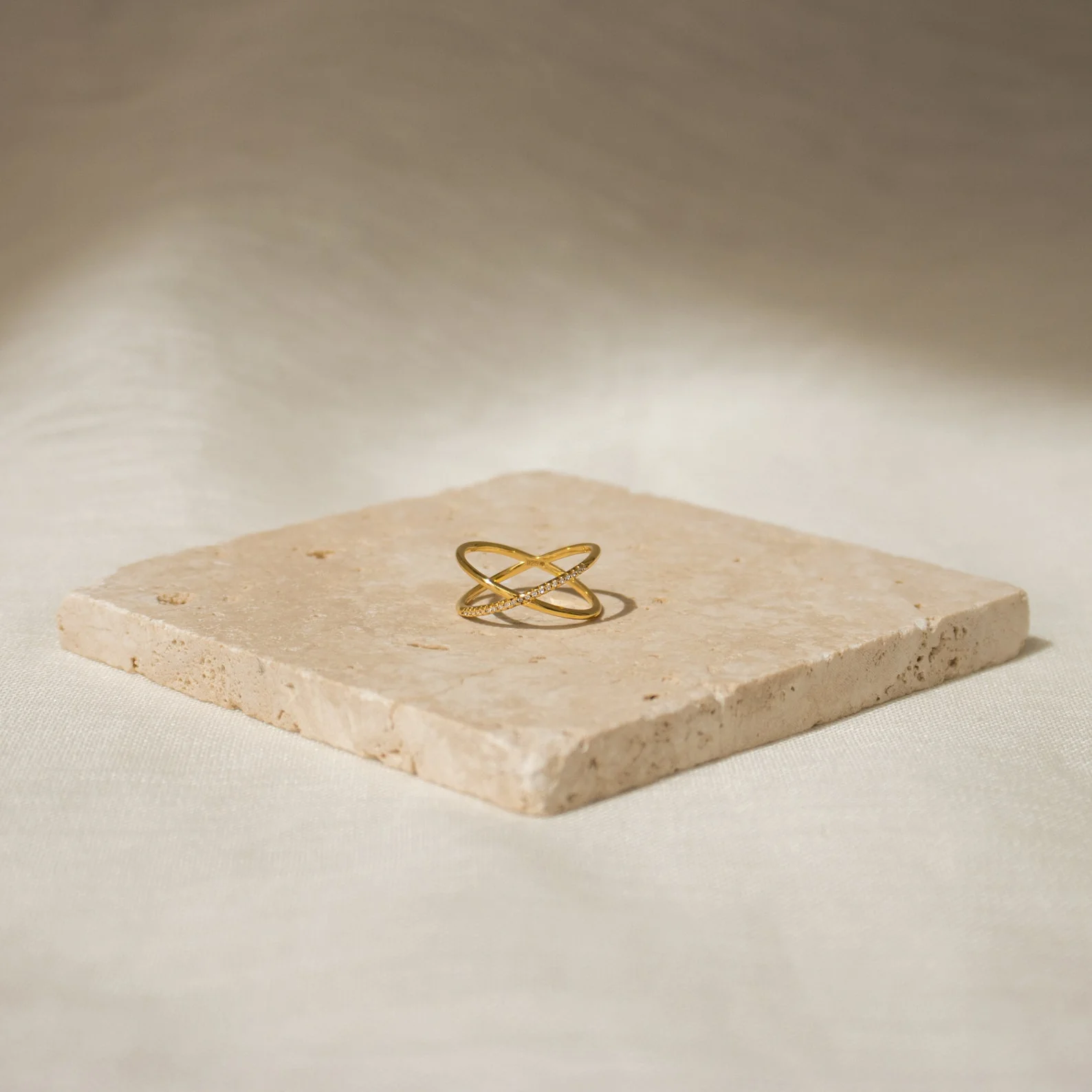 Pave X Ring - Image 2