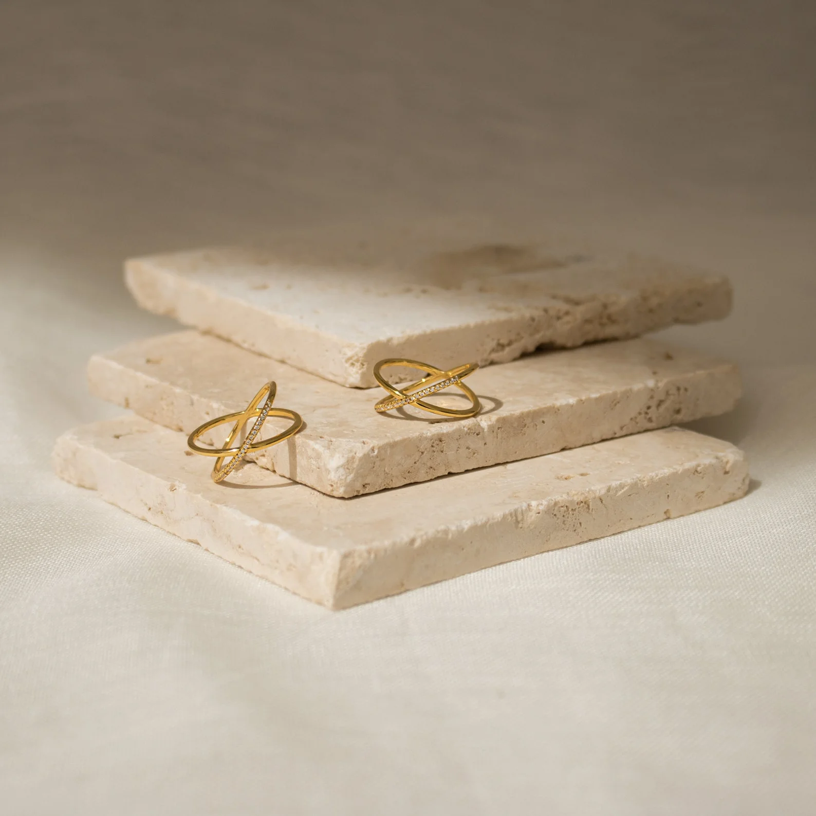 Pave X Ring - Image 3