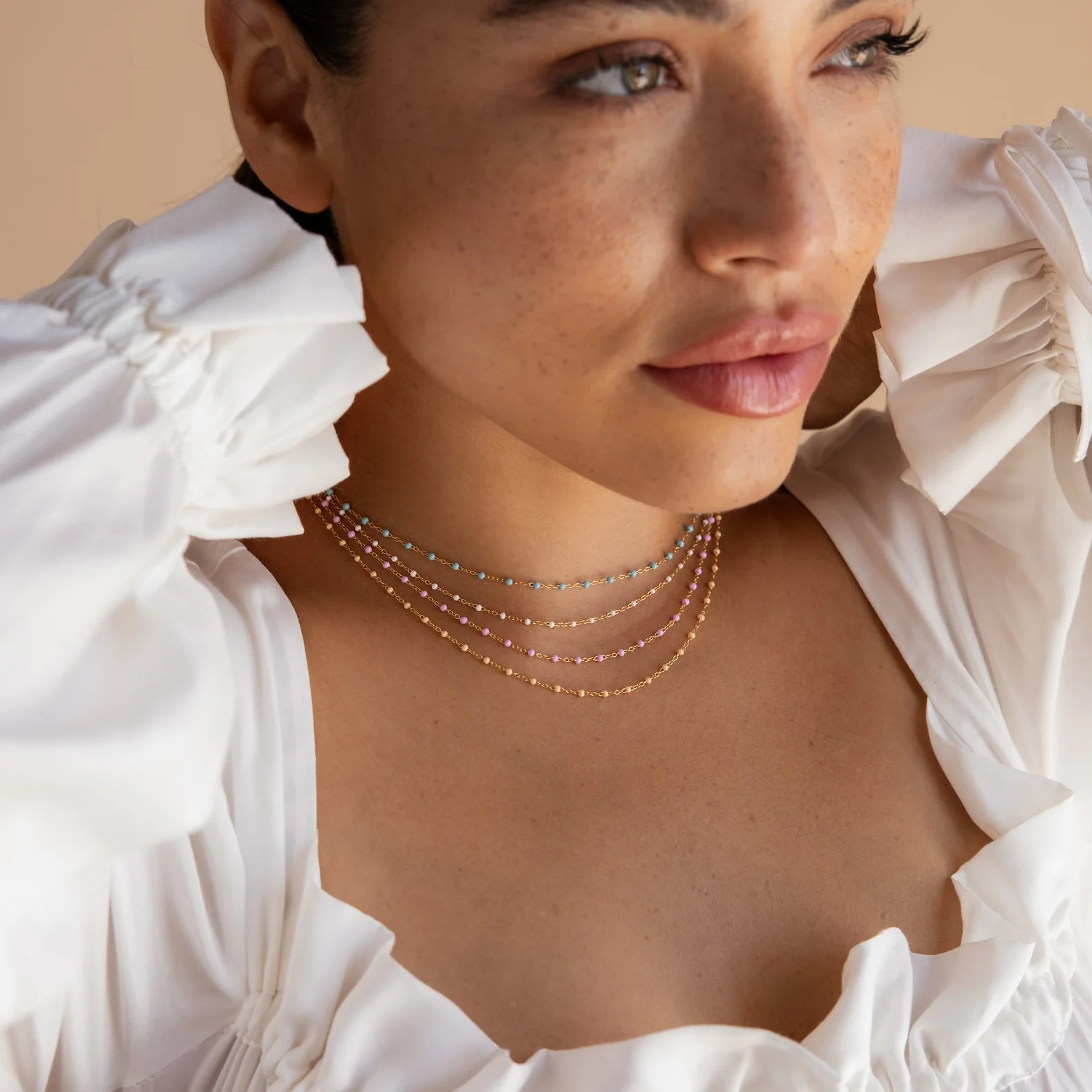 Peach Station Necklace - Image 6