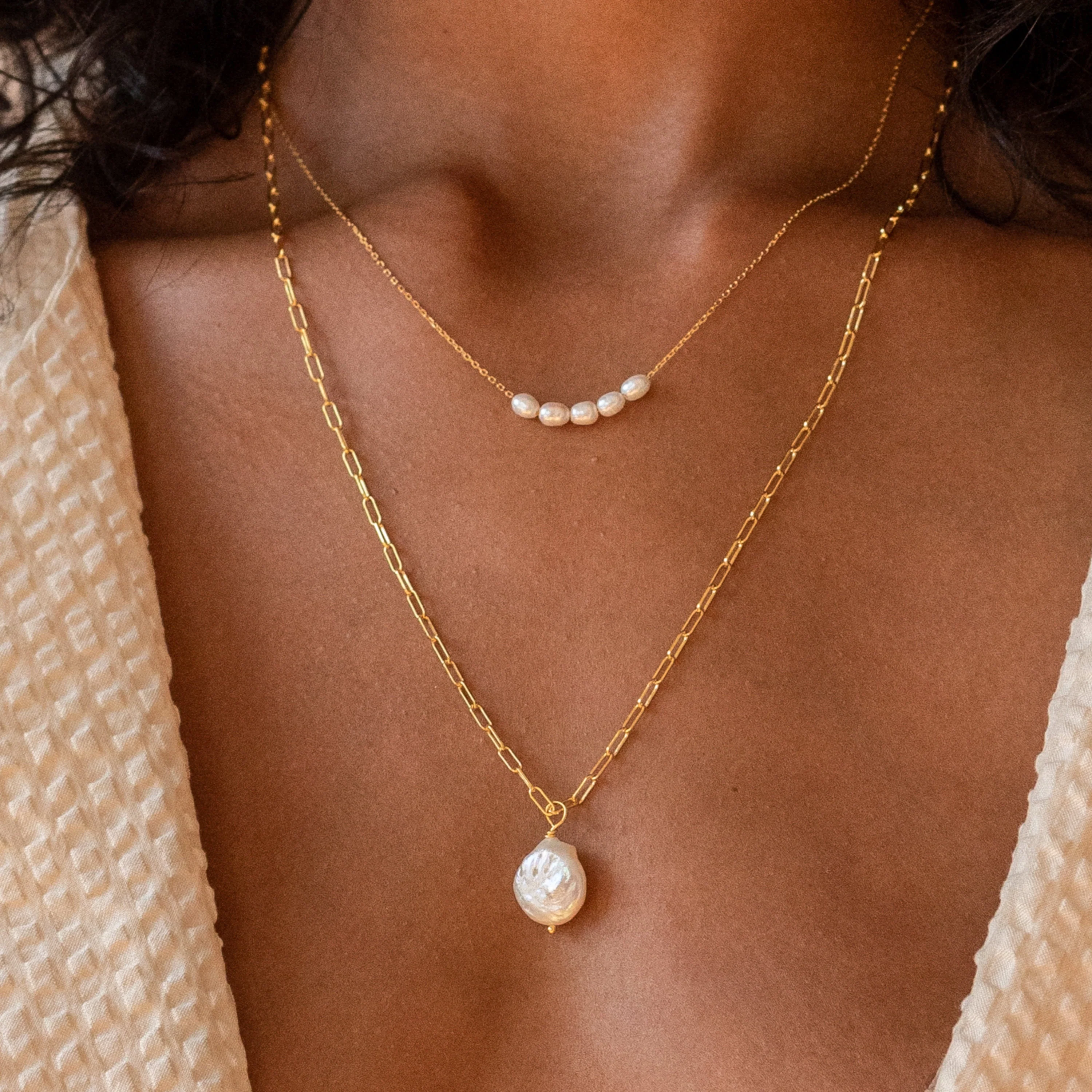 Pearl Bead Necklace - Image 4