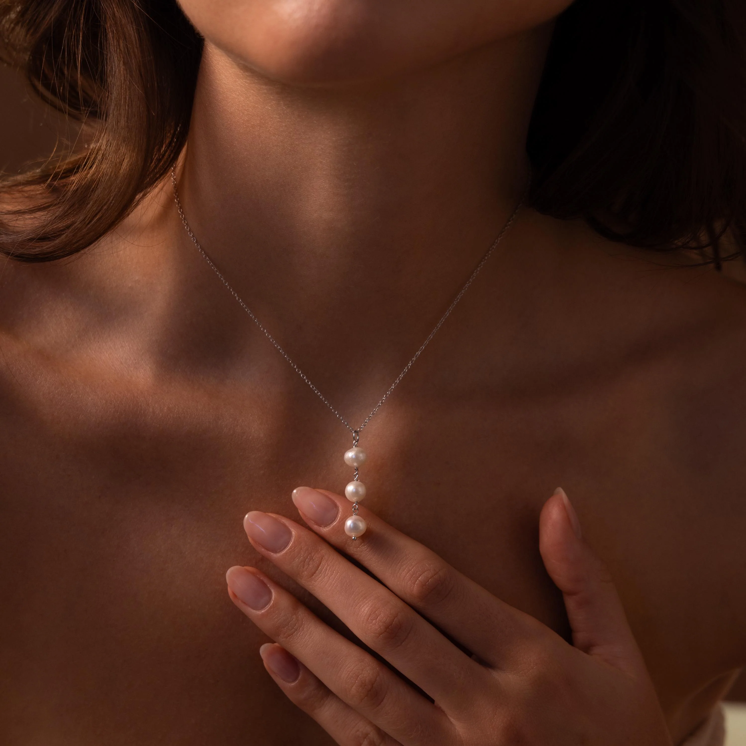 Pearl Cascade Necklace - Image 7