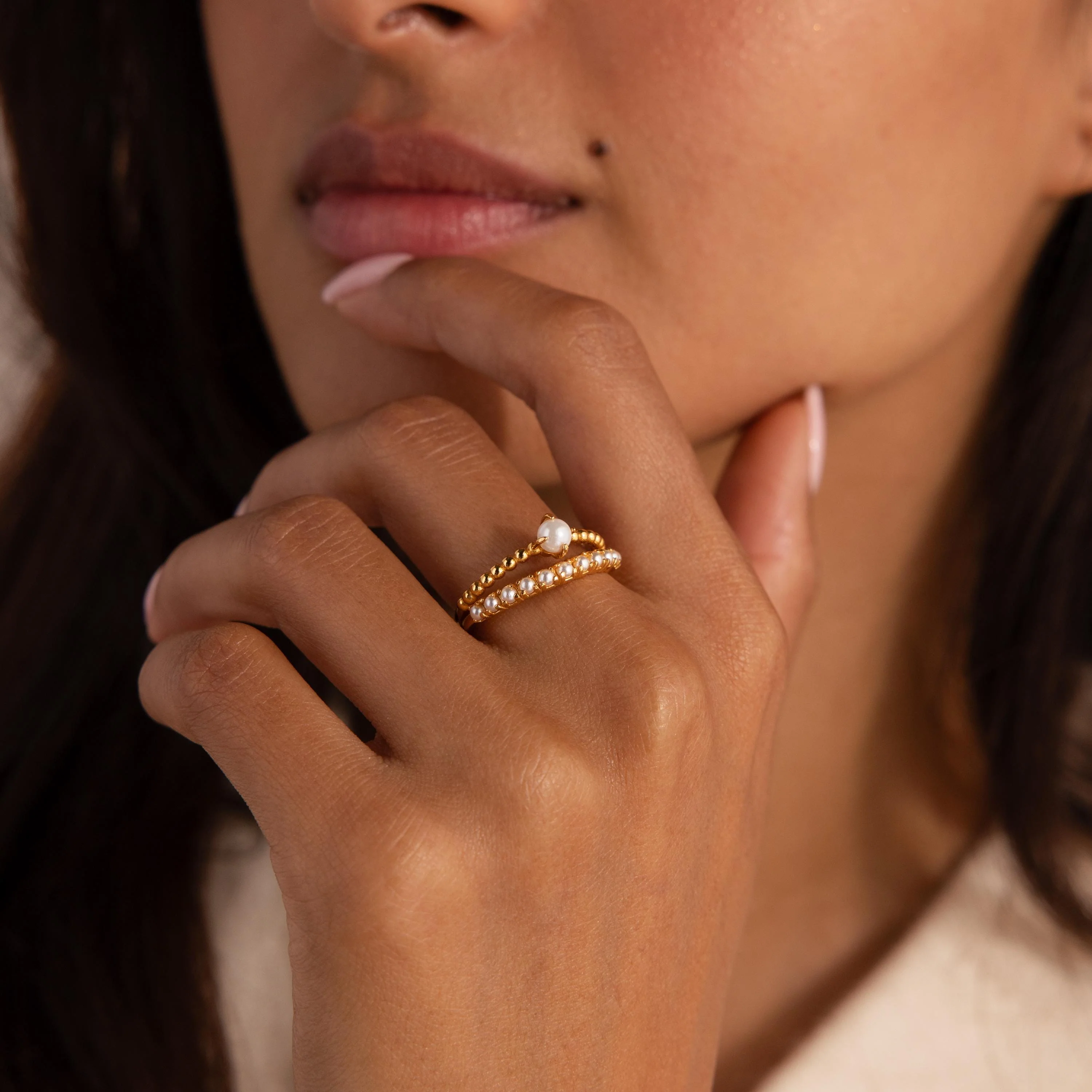Pearl Duo Ring - Image 2