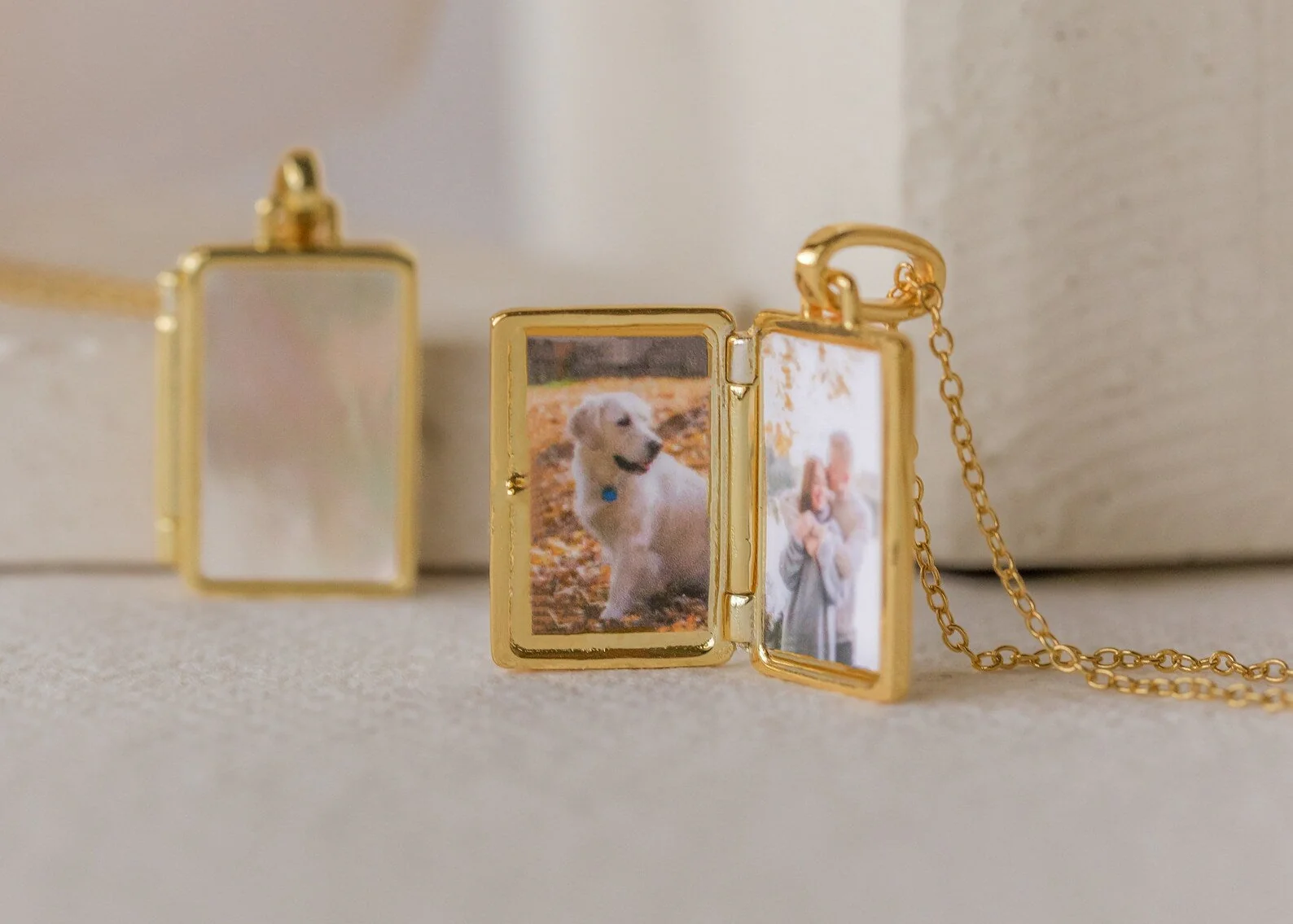 Pearl Locket Necklace - Image 9