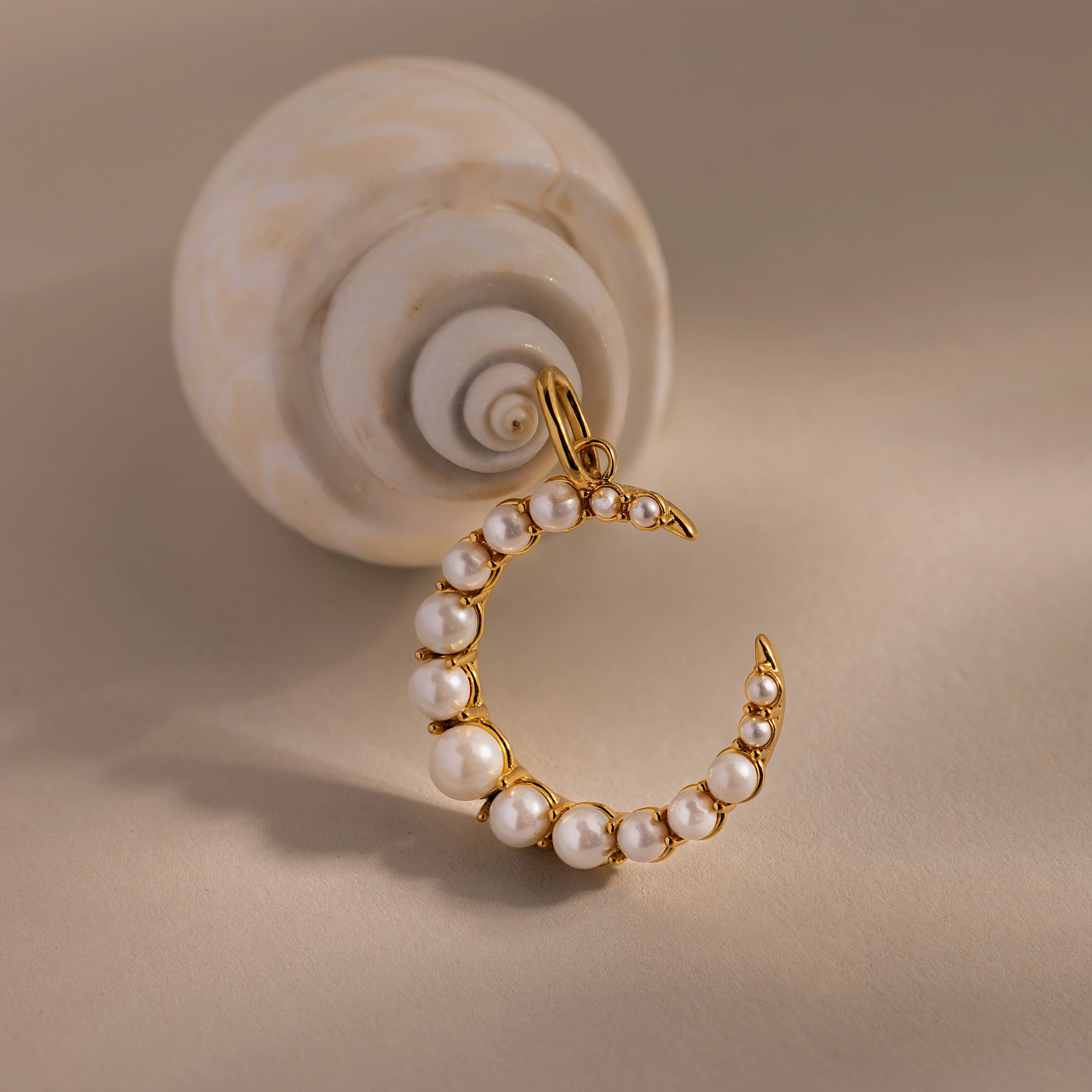 Pearl Moon Charm - Image 2