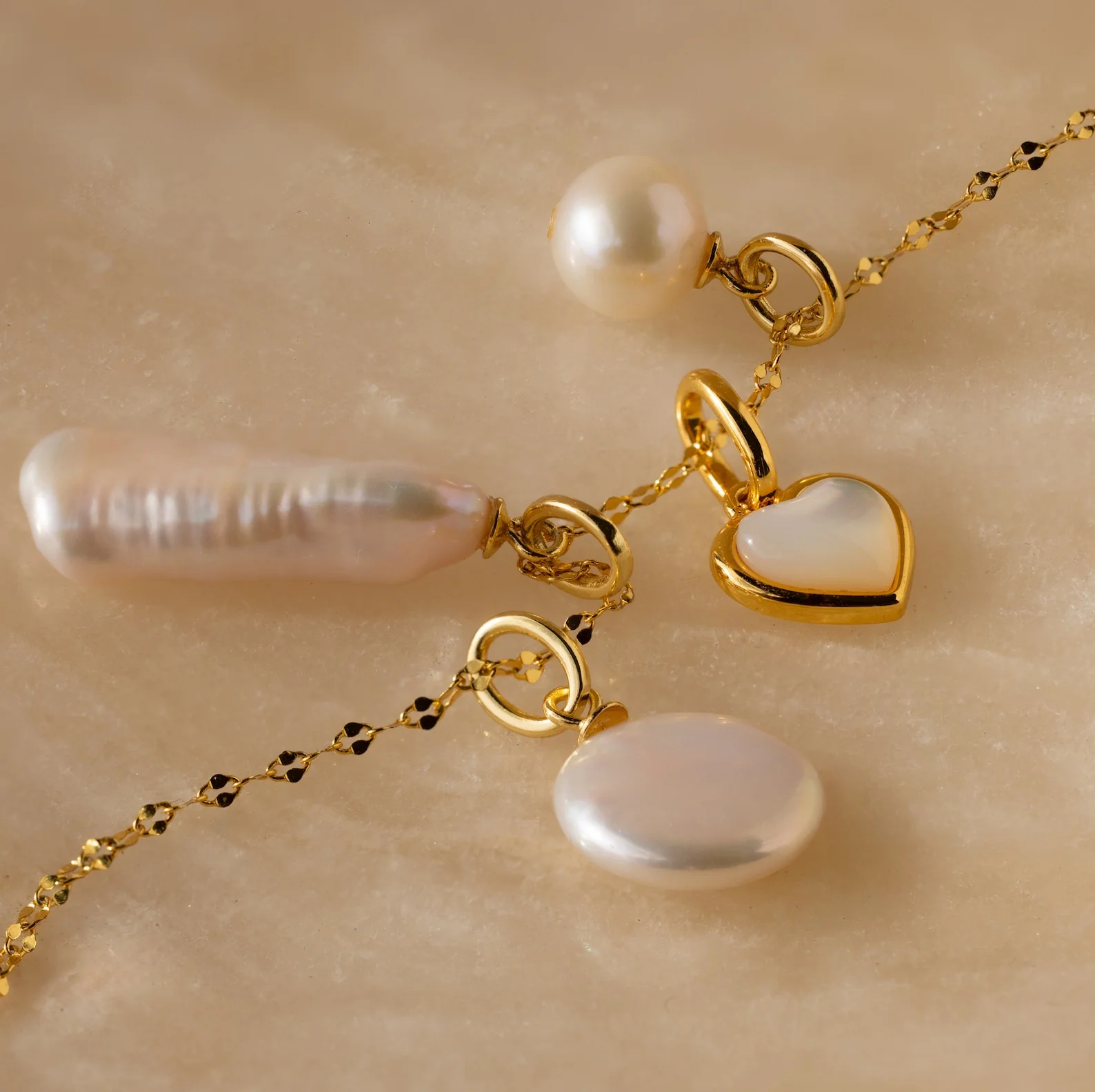 Pearl Pendant Charms Set - Image 3