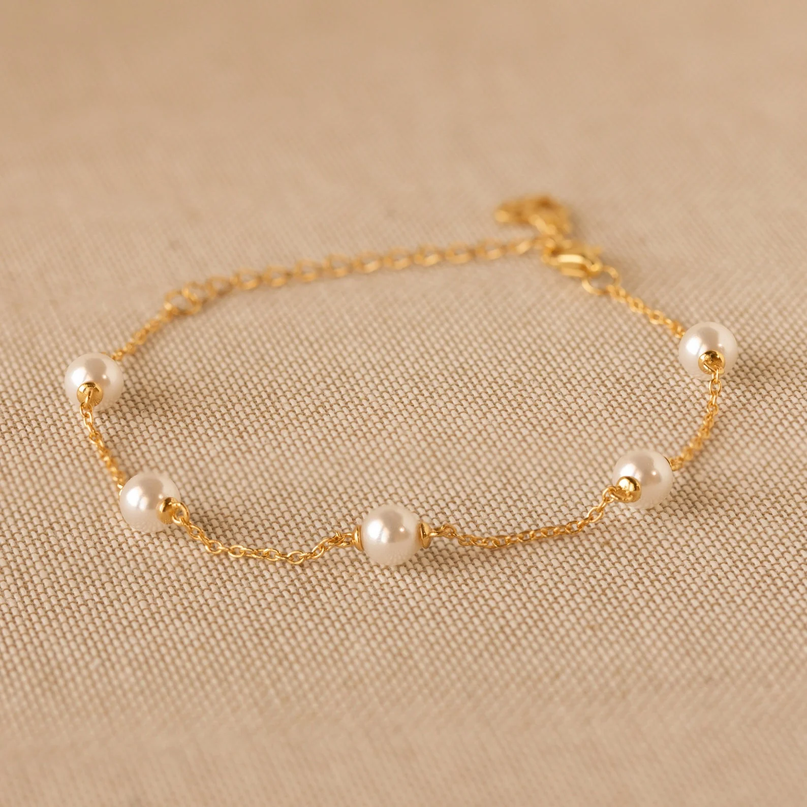 Pearl Station Bracelet - Image 3
