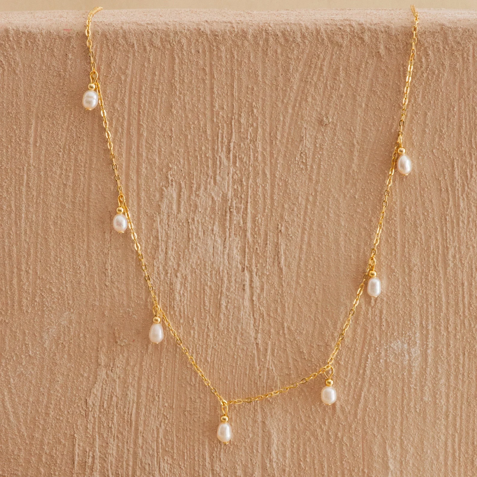 Pearl Station Necklace - Image 7