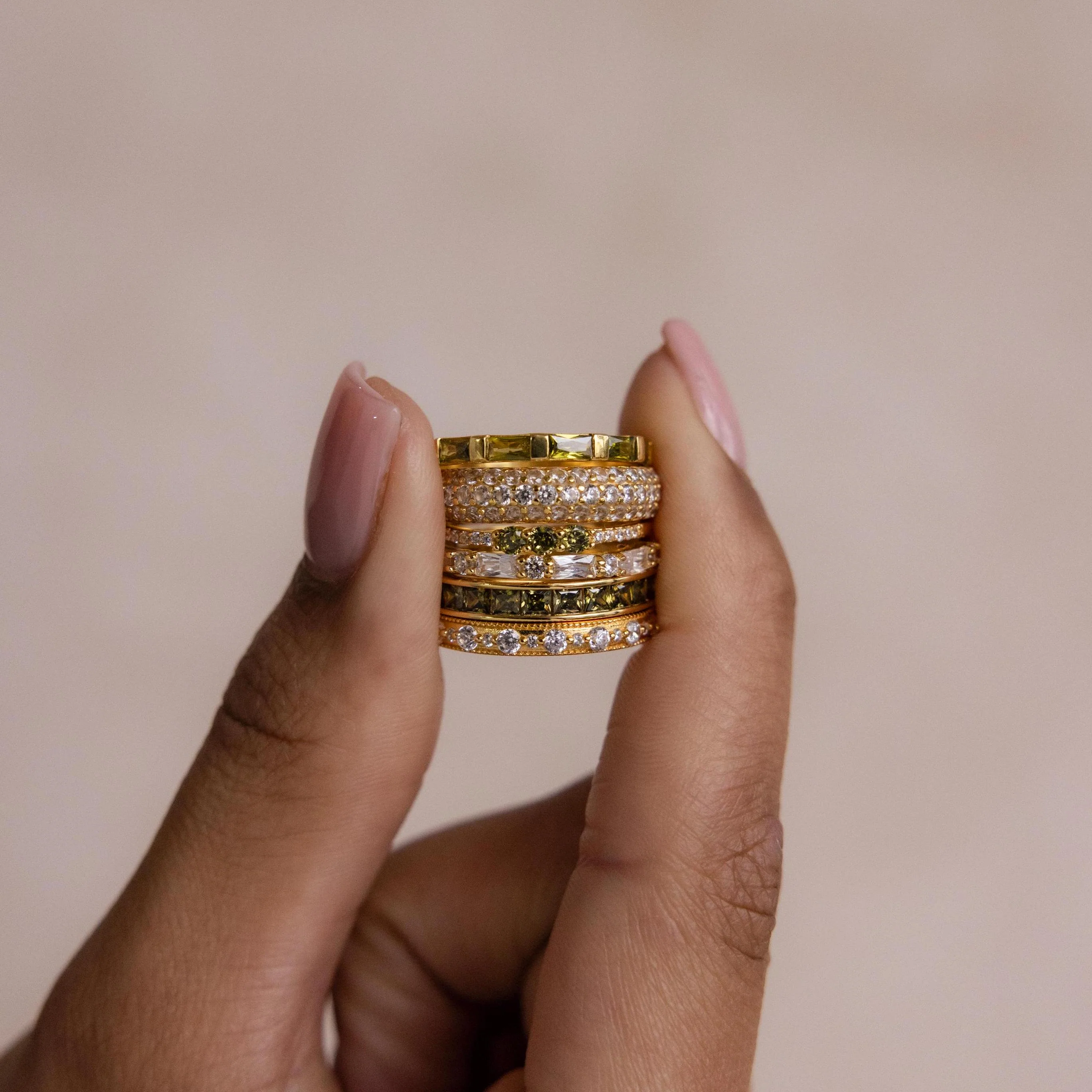 Peridot Rings Set - Image 2