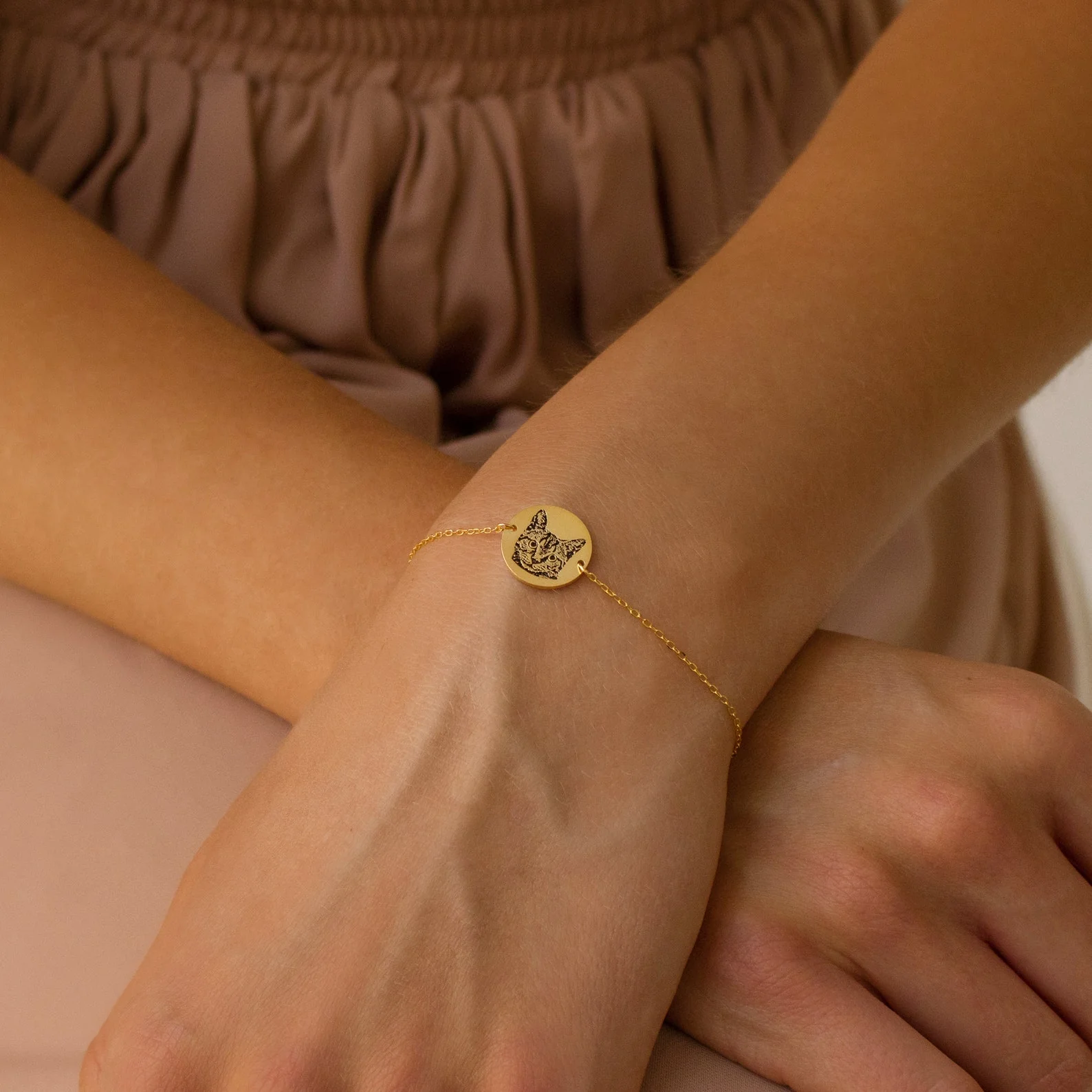 Pet Portrait Disc Bracelet - Image 6