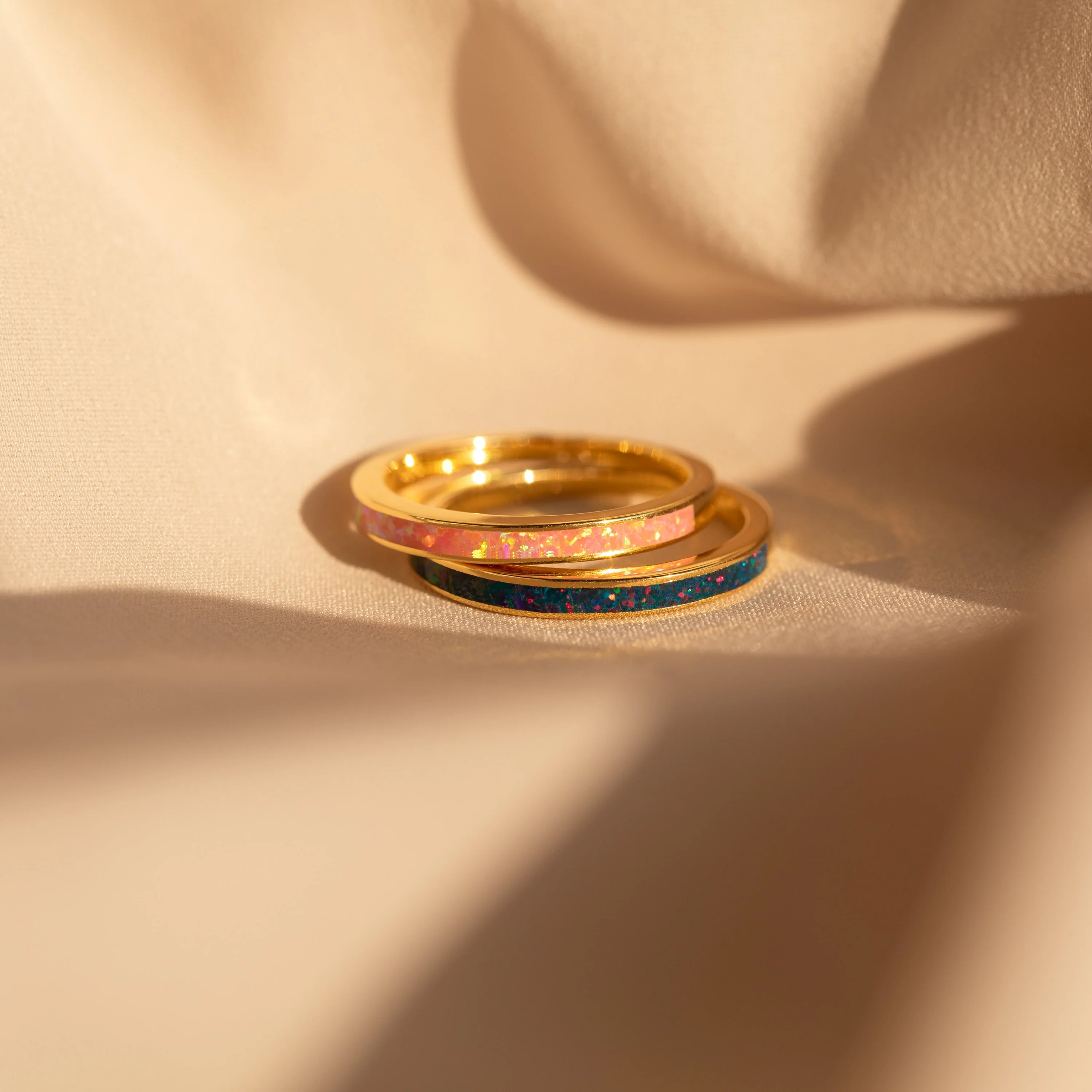 Pink Opal Inlay Band - Image 8