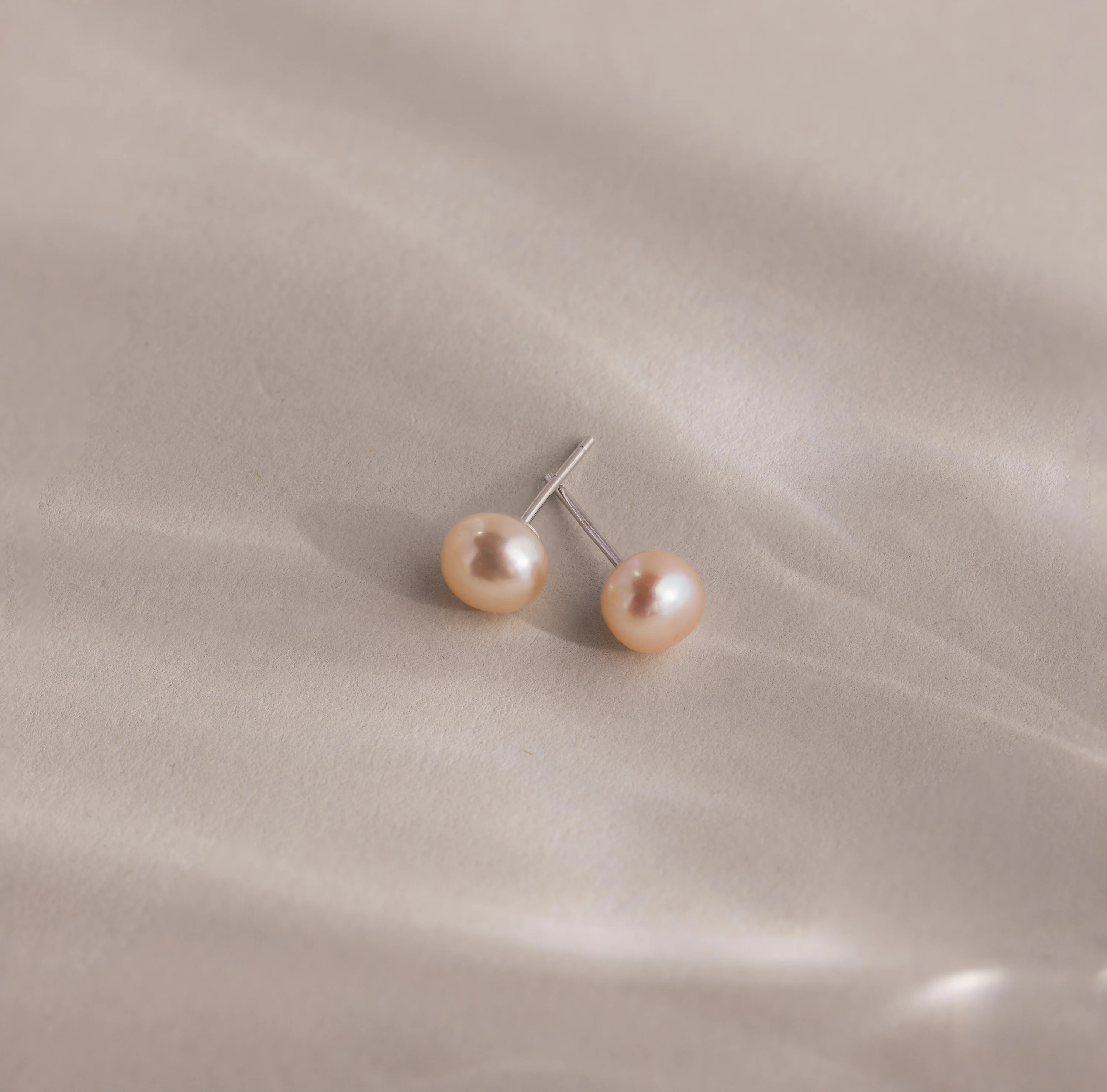 Pink Pearl Studs