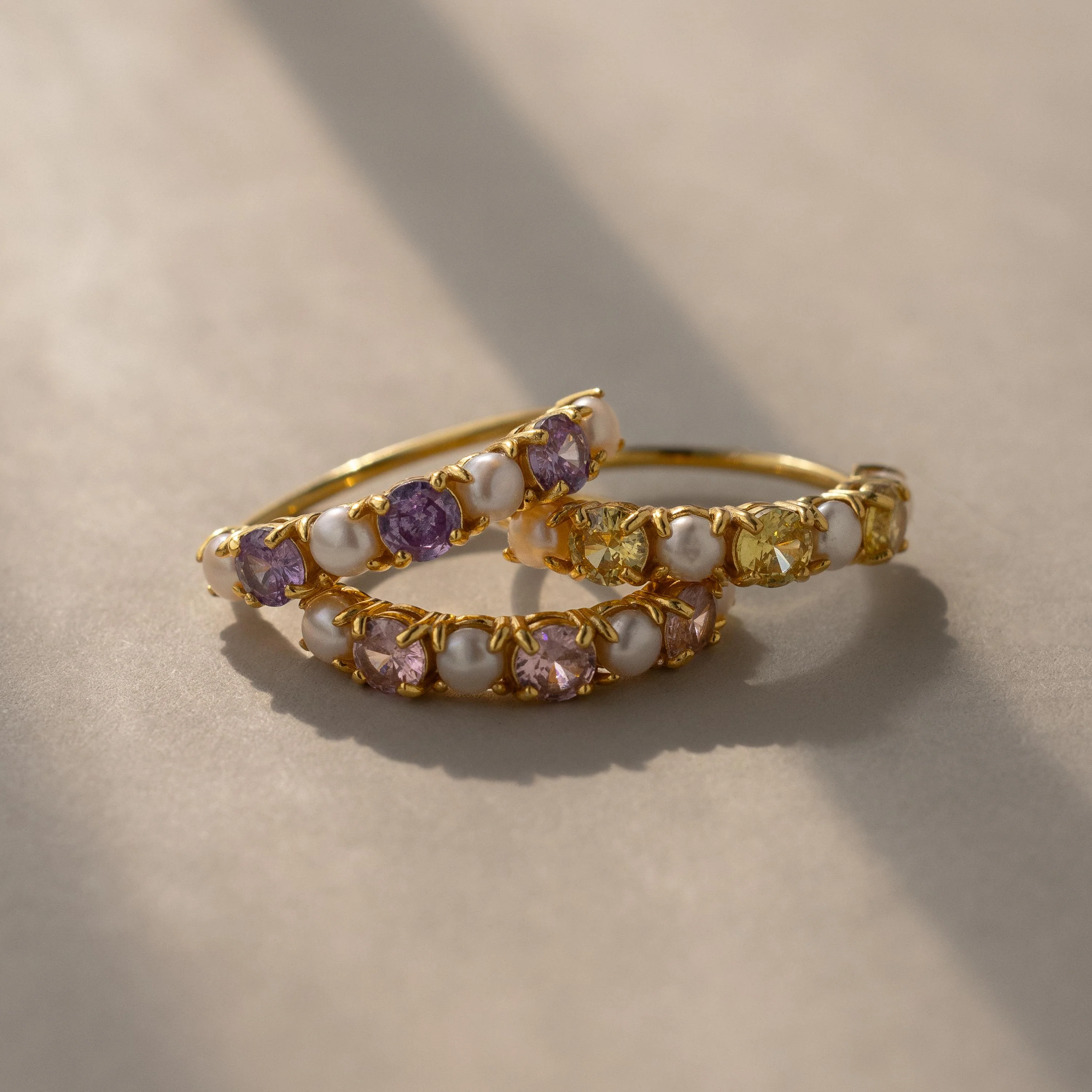 Amethyst & Pearl Lace Ring - Image 6