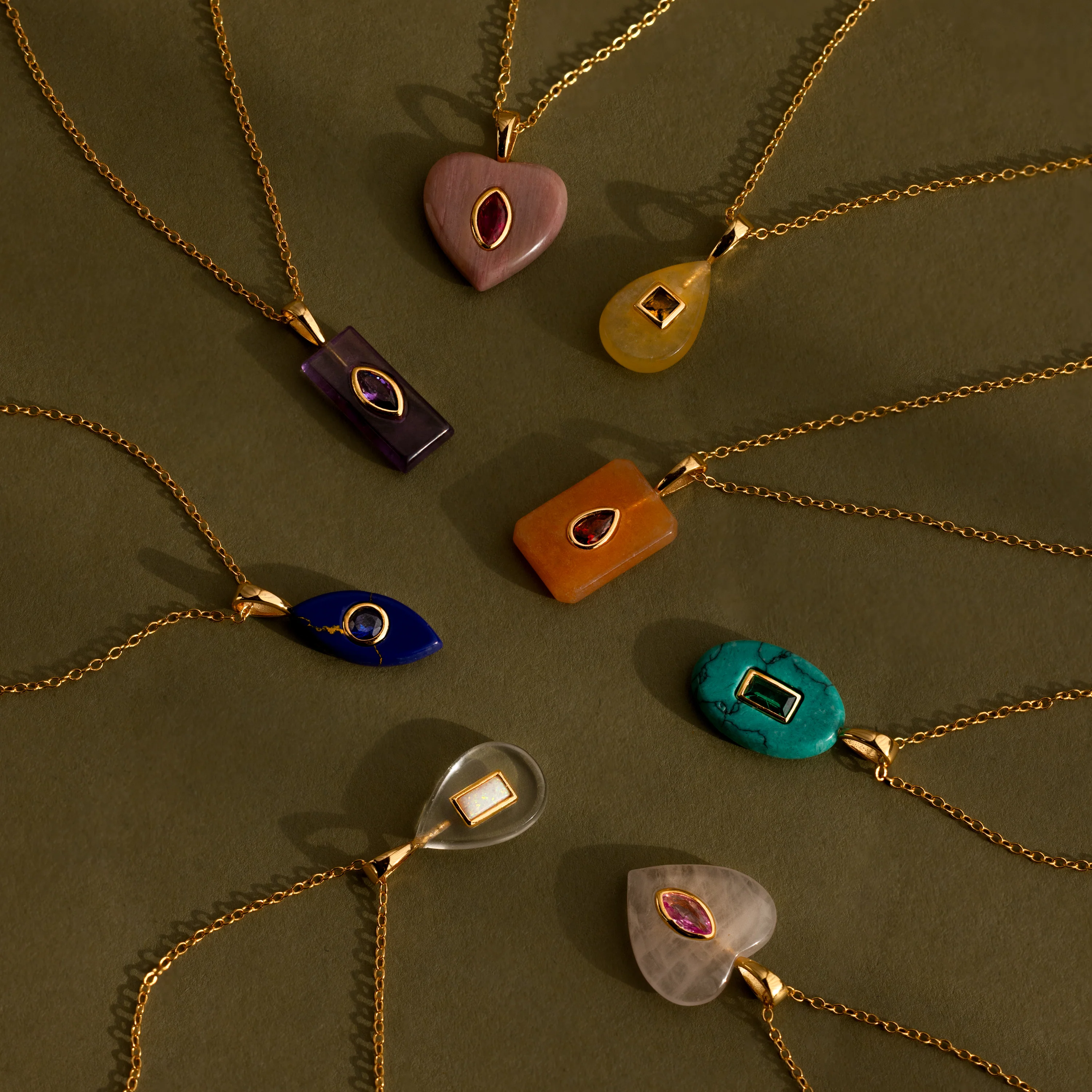 Pink Tourmaline Crystal Necklace - Image 5