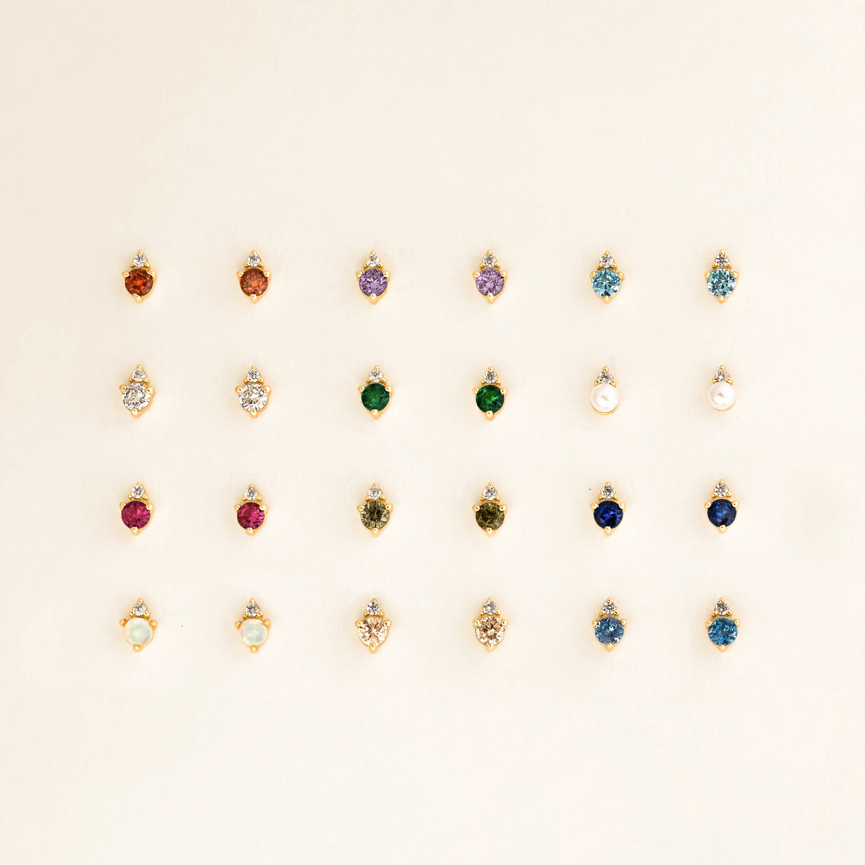 Raindrop Birthstone Studs - Image 11