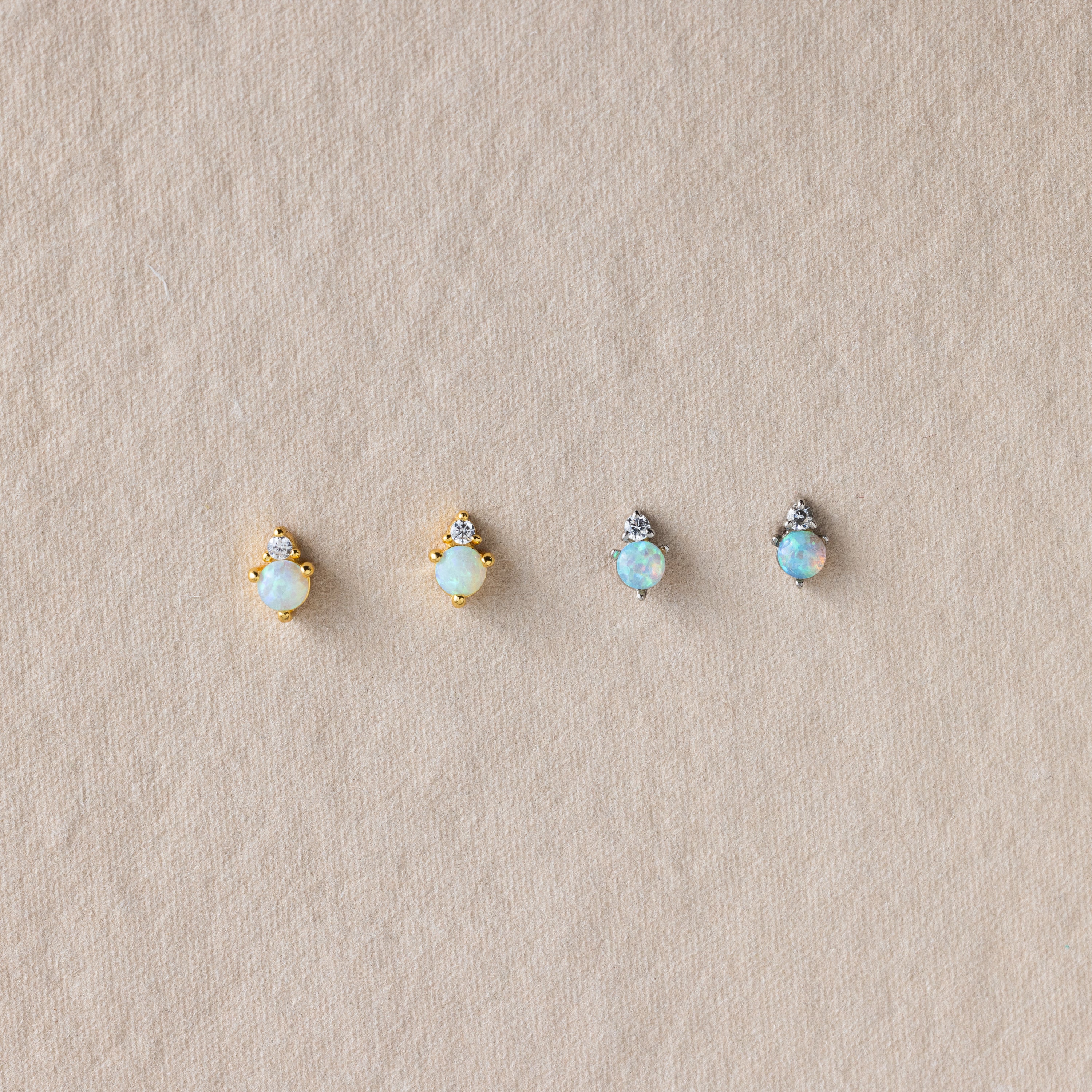 Raindrop Blue Zircon Studs - Image 5