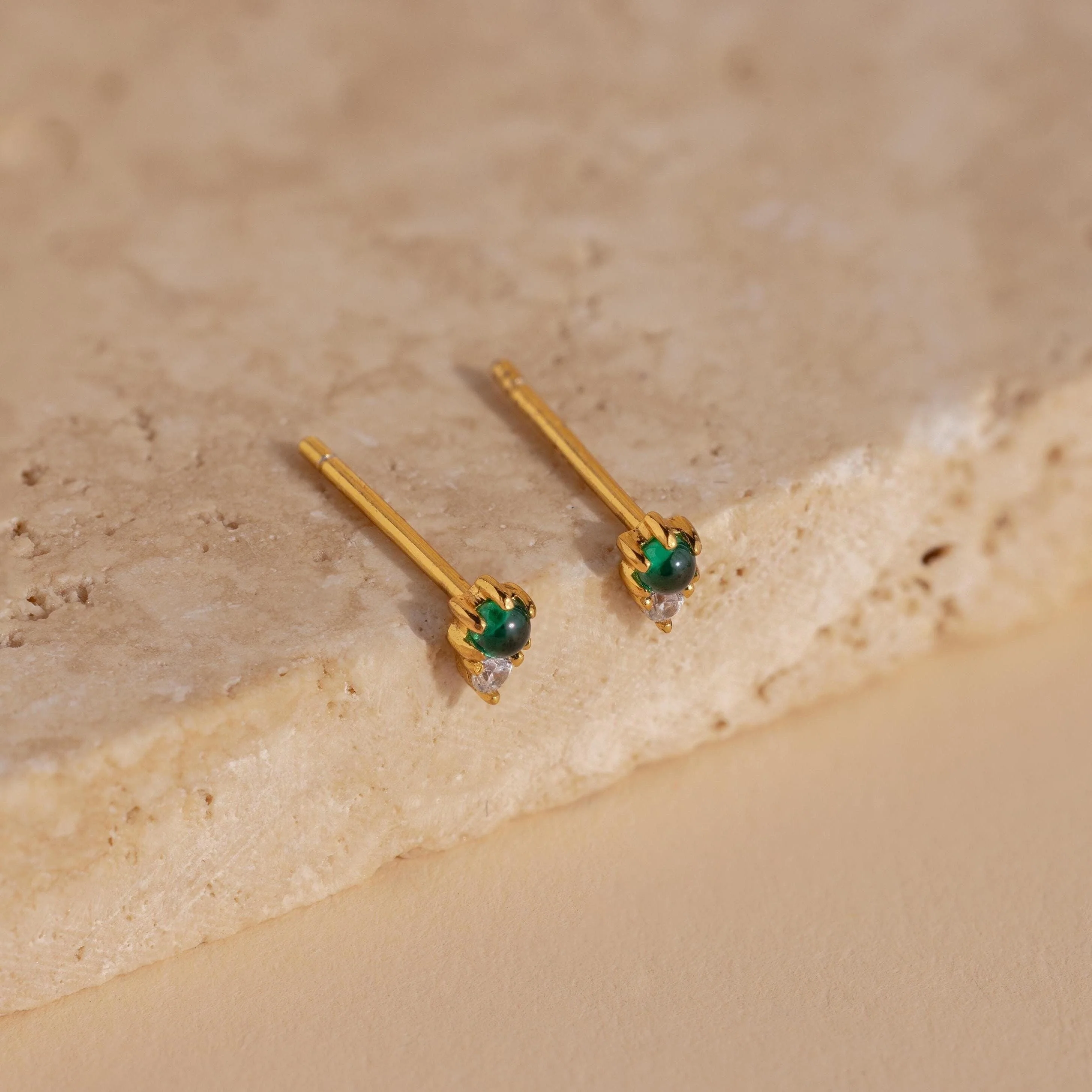 Raindrop Jade Studs - Image 7