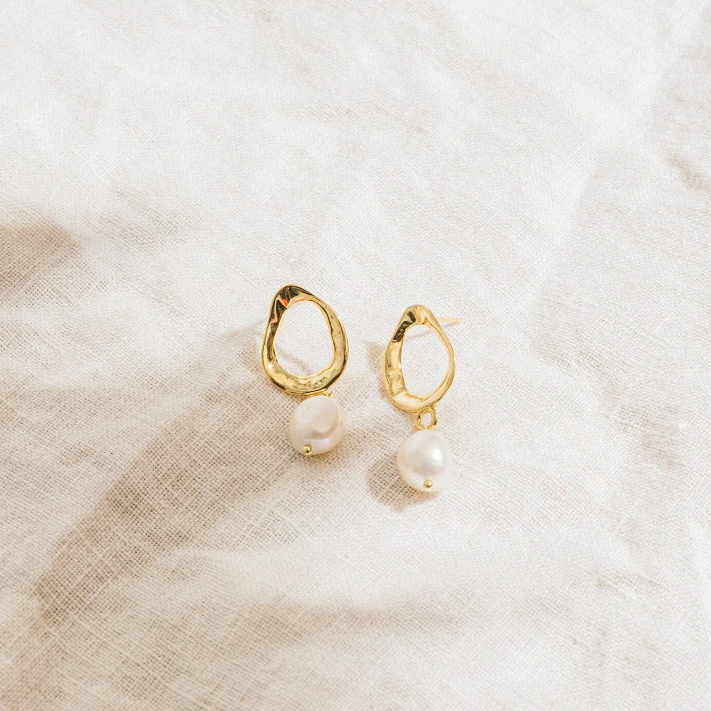 Rebecca Pearl Drop Earrings - Image 3