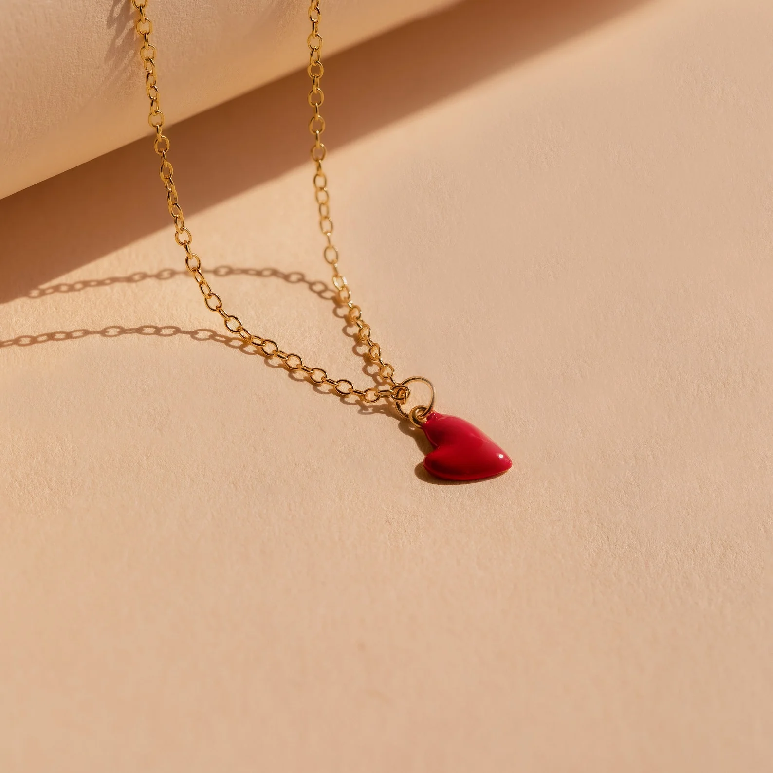 Little Red Heart Necklace - Image 7