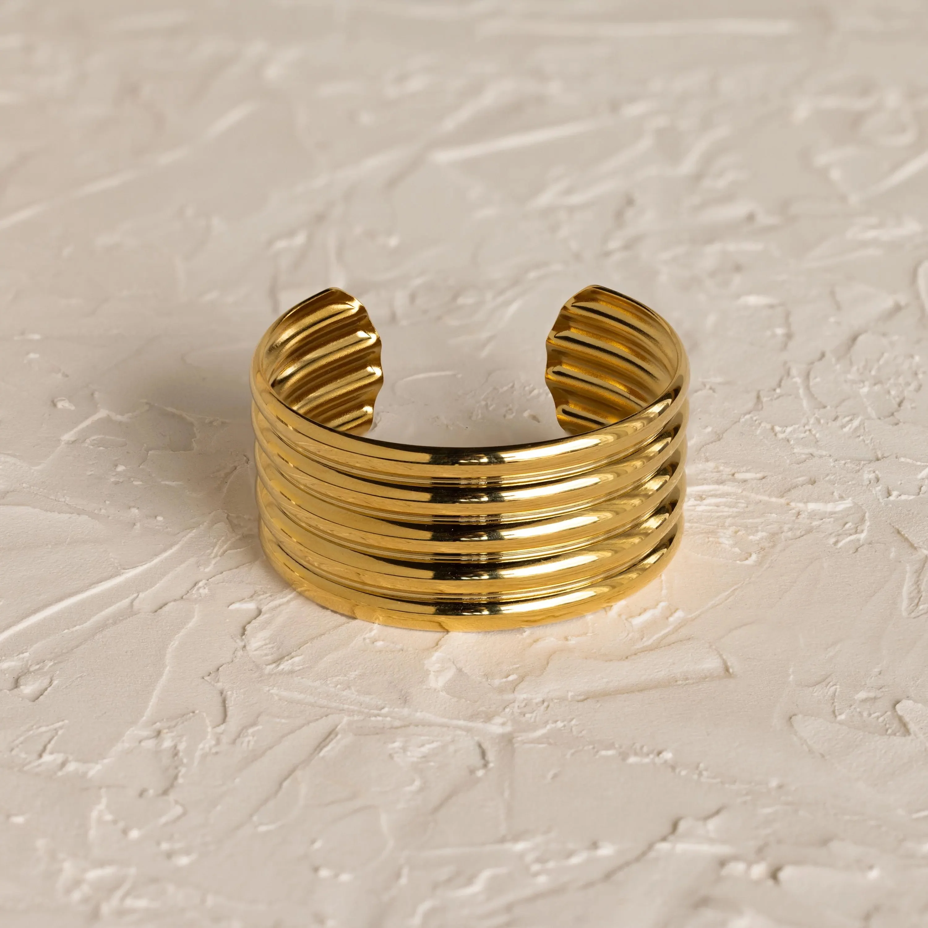 Ribbed Cuff Bracelet - Image 5