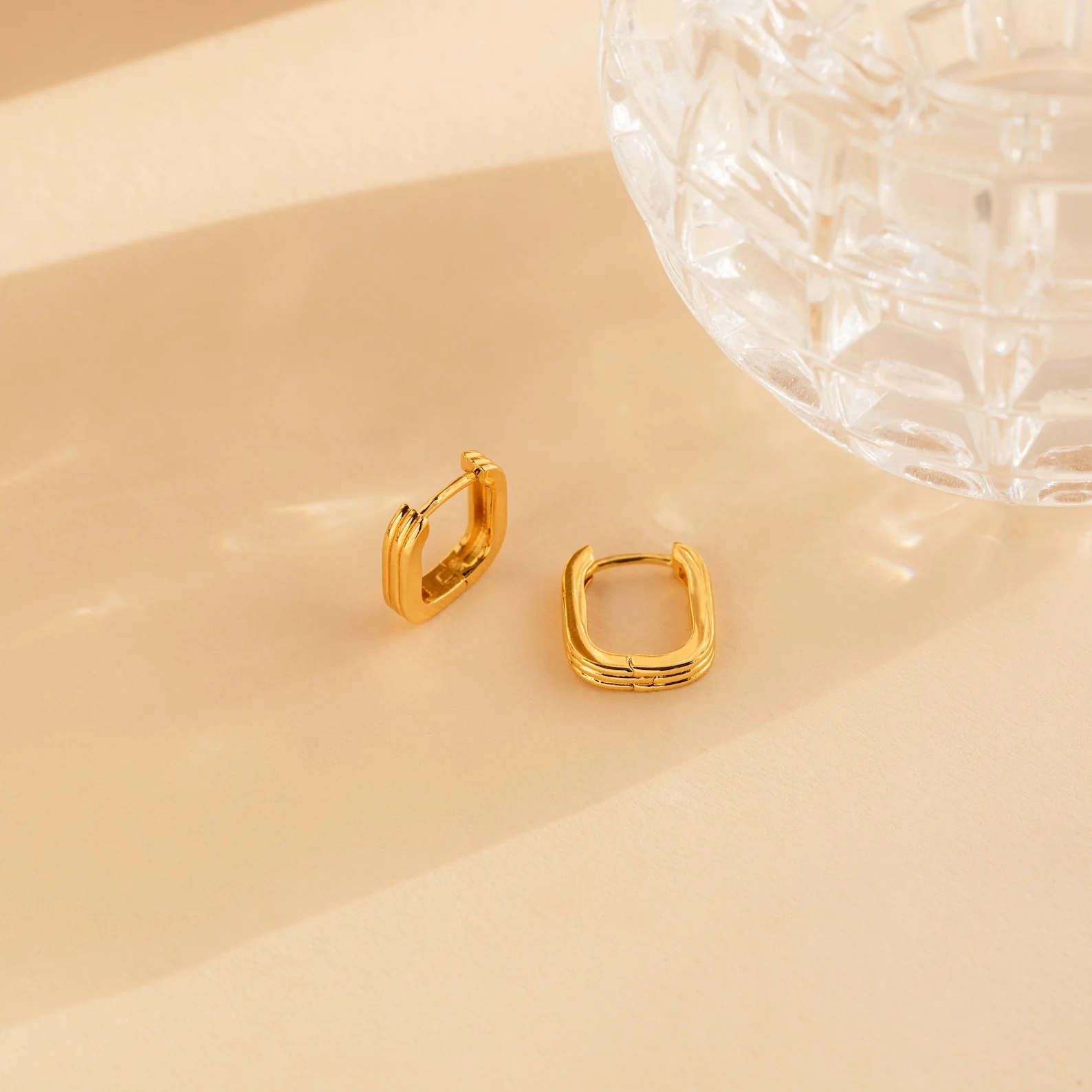 Ribbed Link Hoops - Image 5