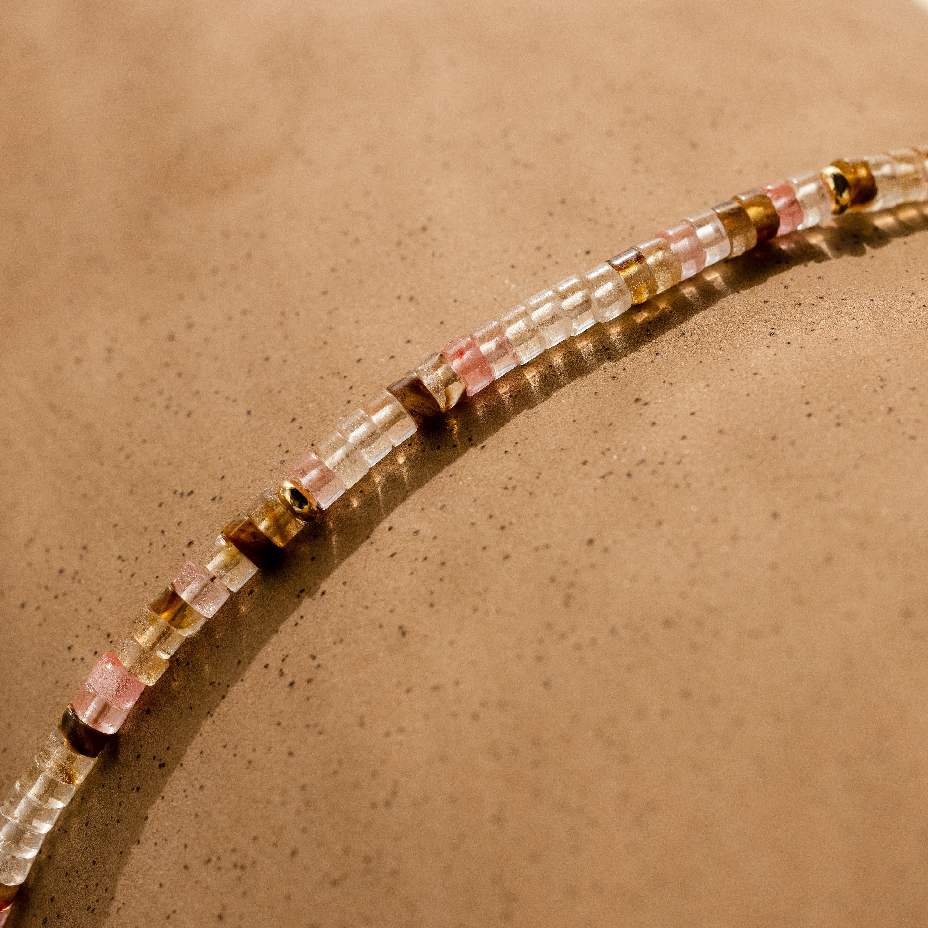 Rose Quartz Beaded Necklace - Image 7