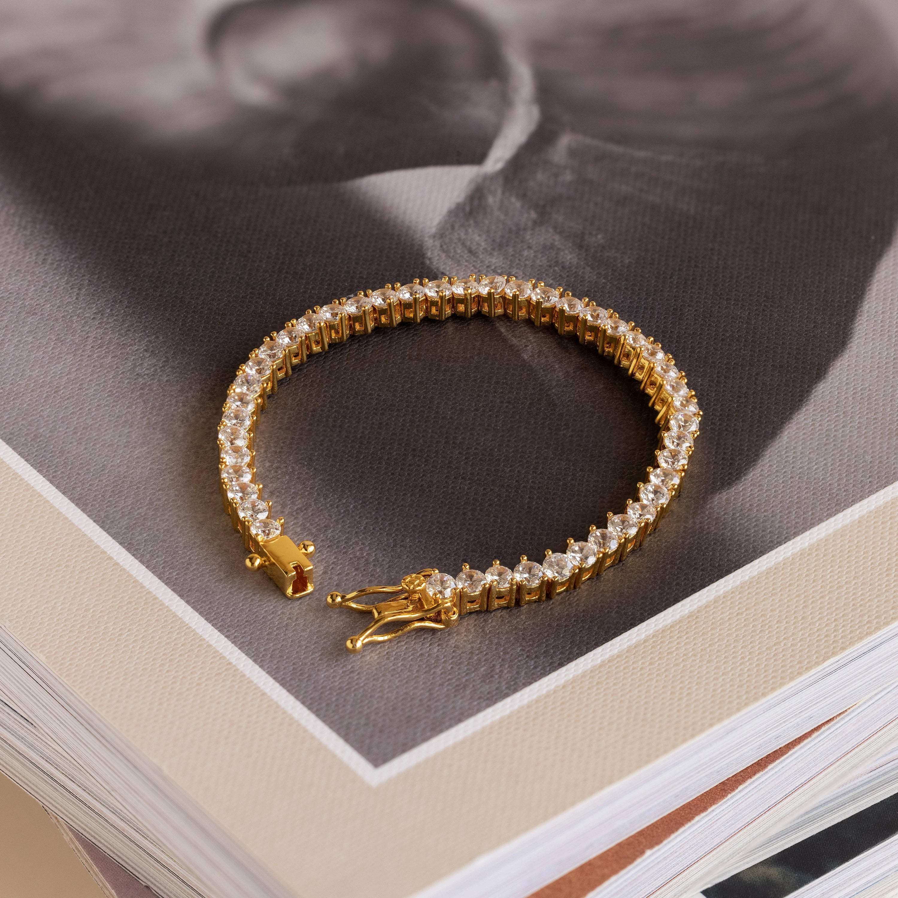 3 Prong Tennis Bracelet - Image 2