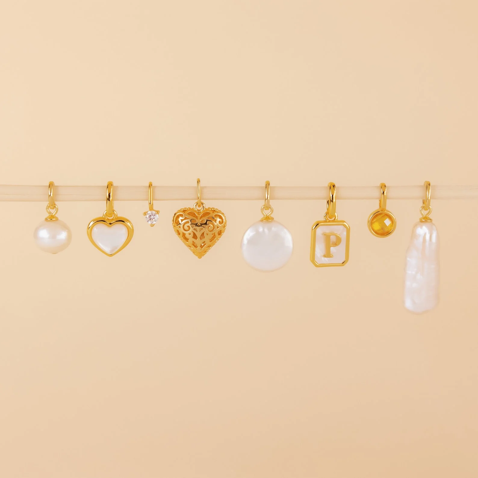 Round Pearl Charm - Image 8