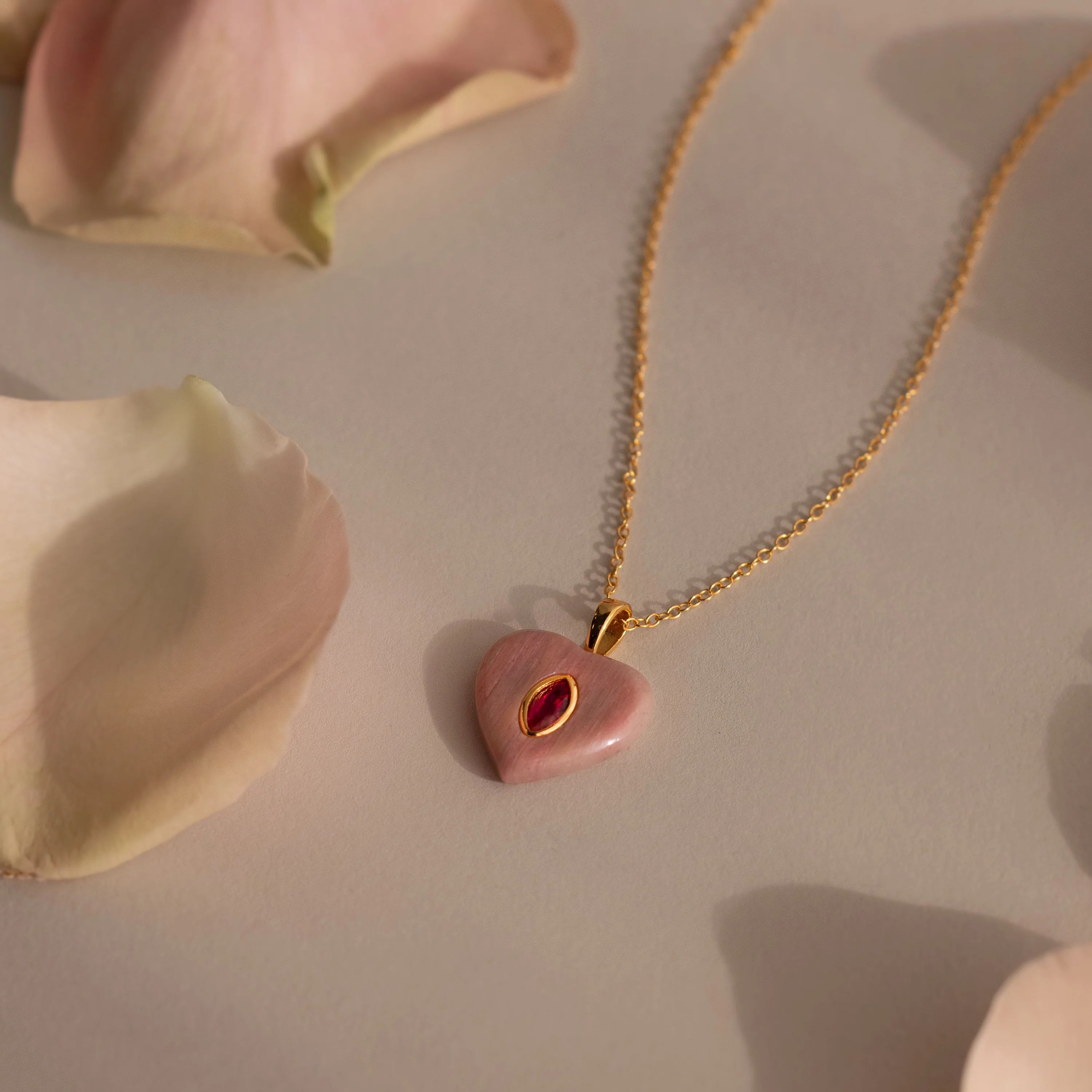 Ruby Crystal Necklace - Image 3