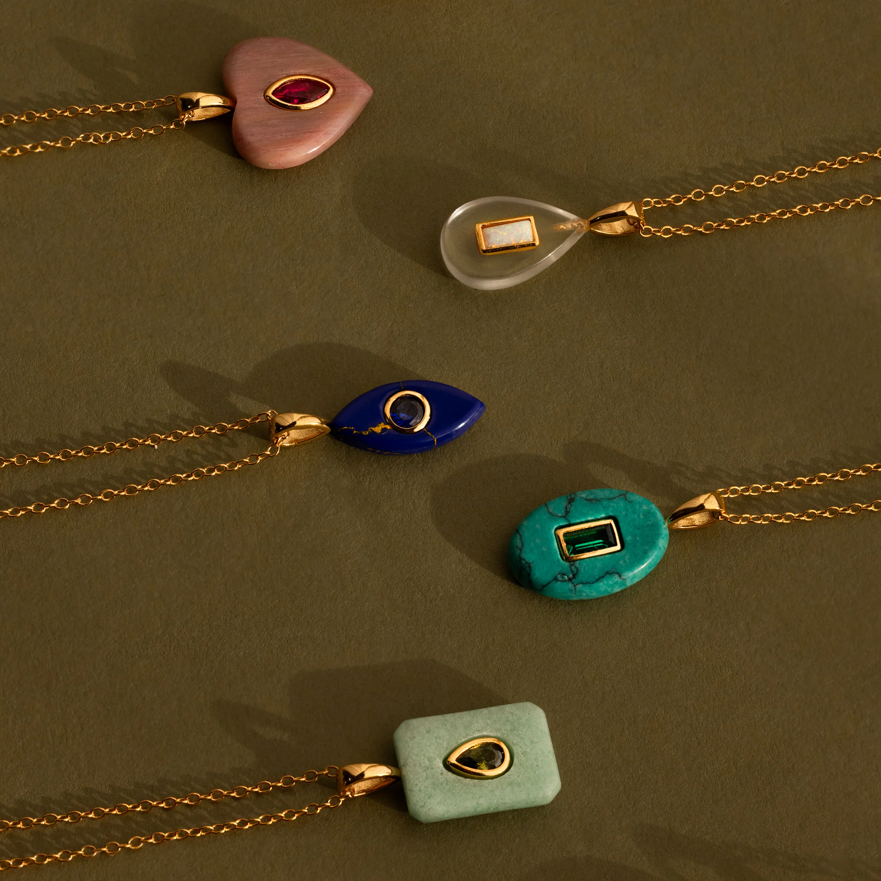Ruby Crystal Necklace - Image 5