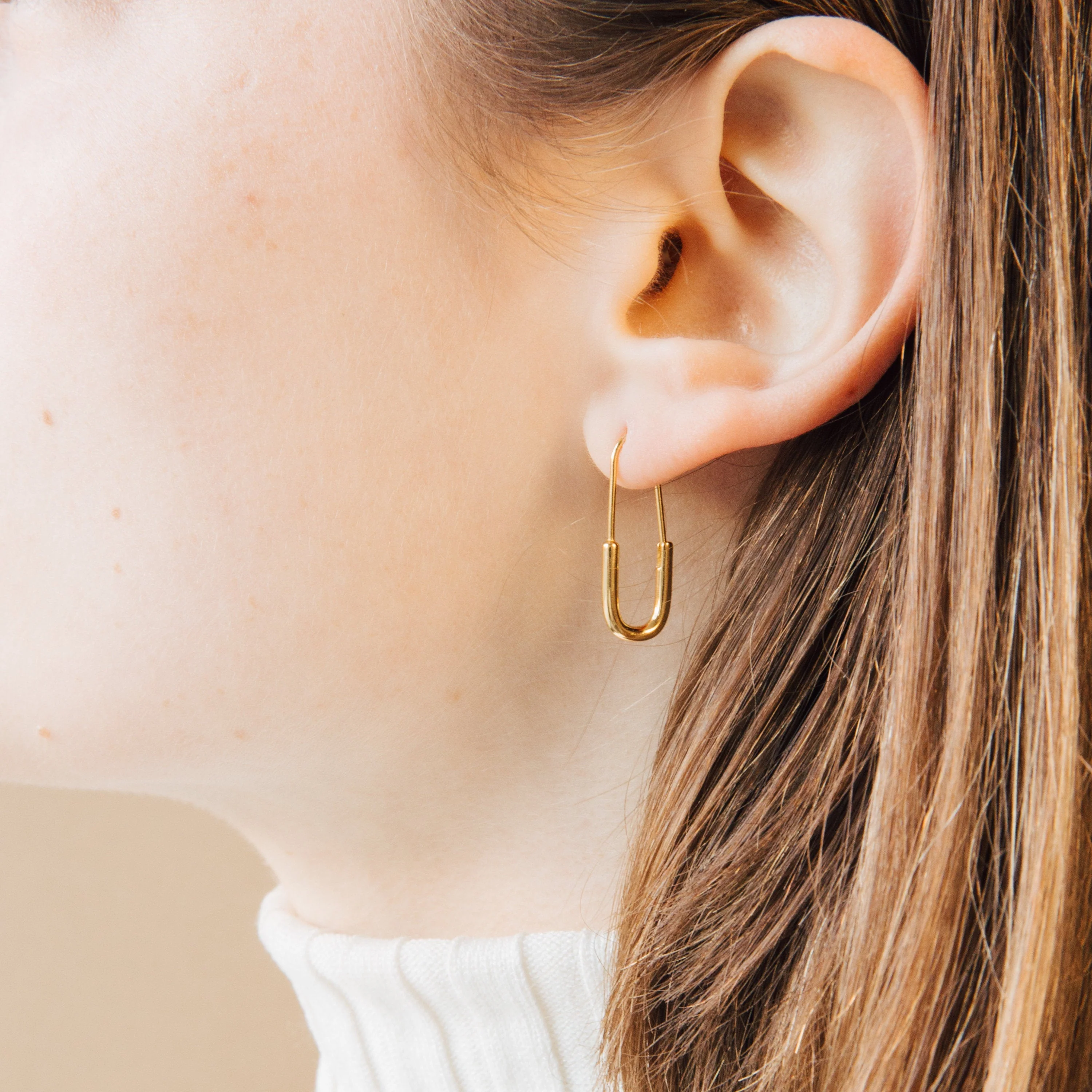 Safety Pin Earrings Set - Image 4
