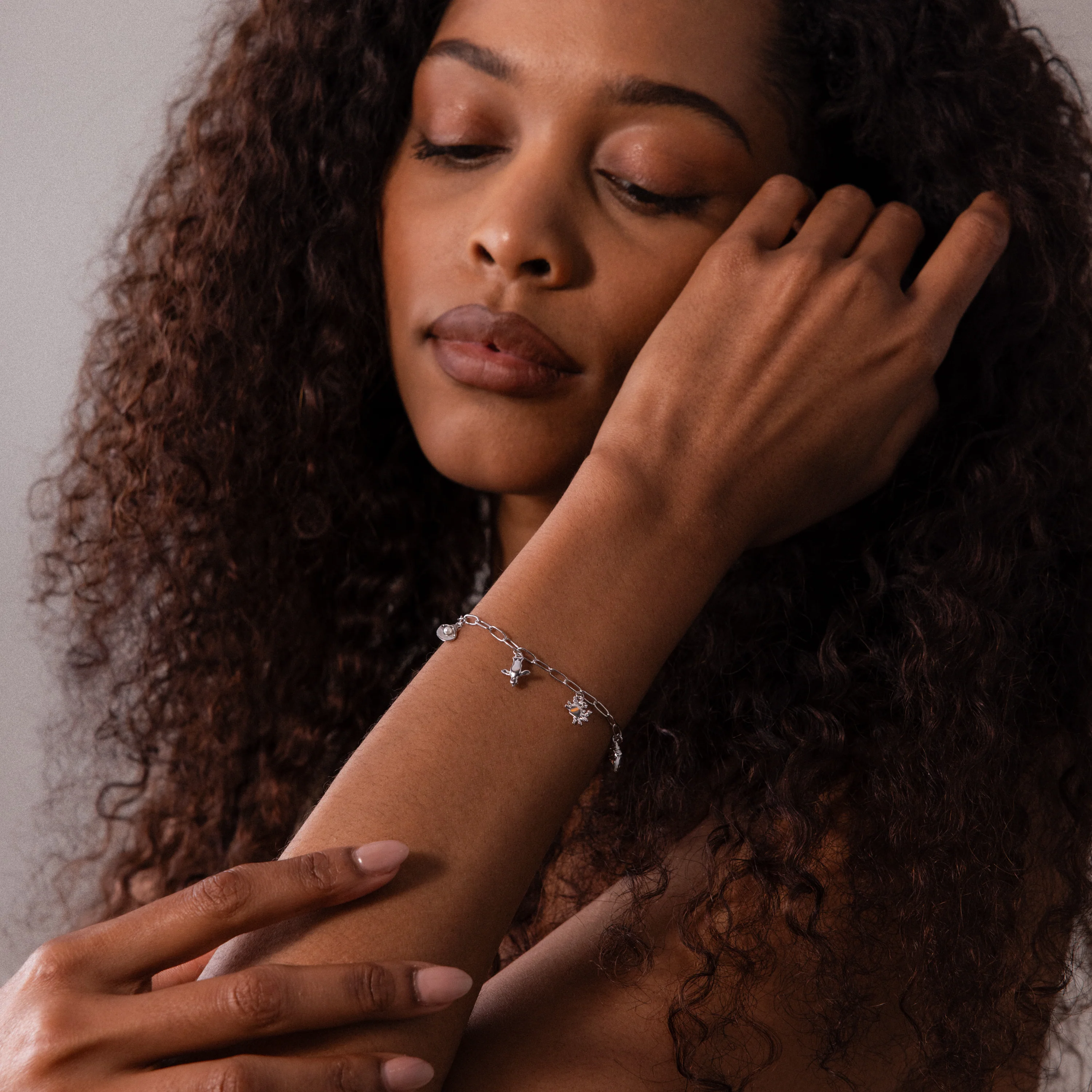 Seaside Charm Bracelet in Silver - Image 4