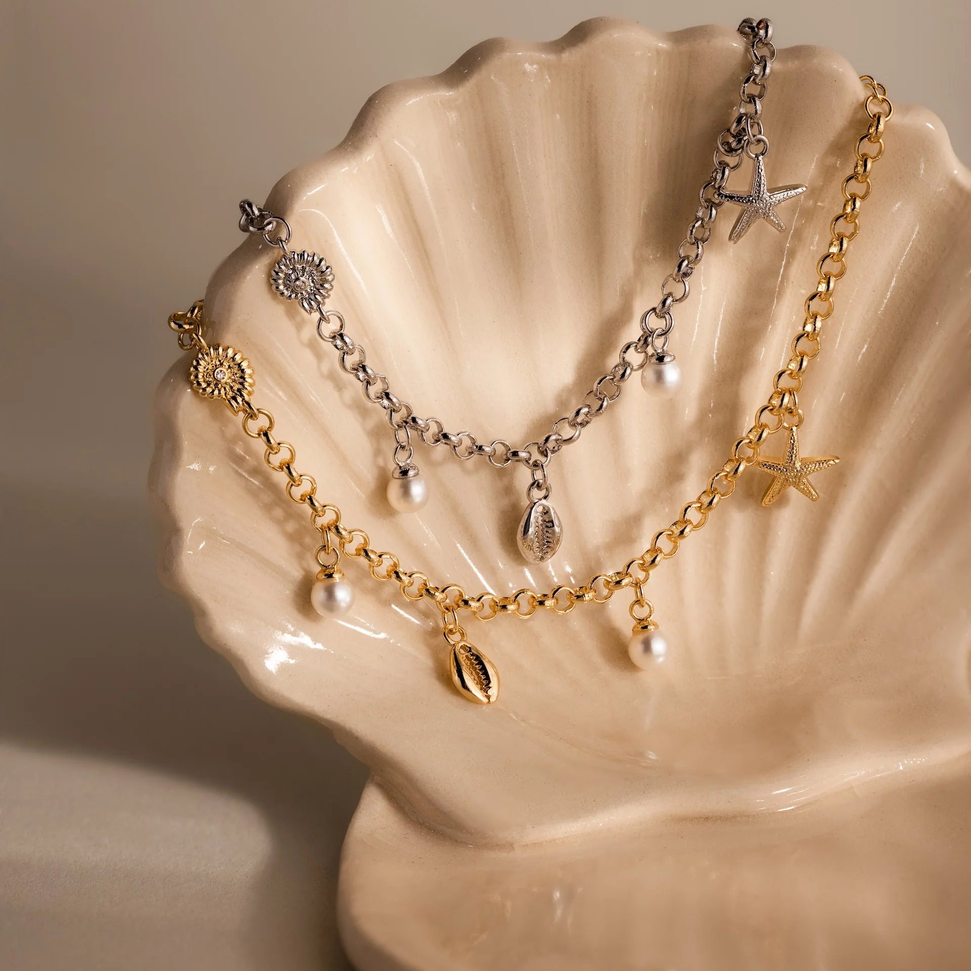 Seaside Pearl Charm Bracelet - Image 5