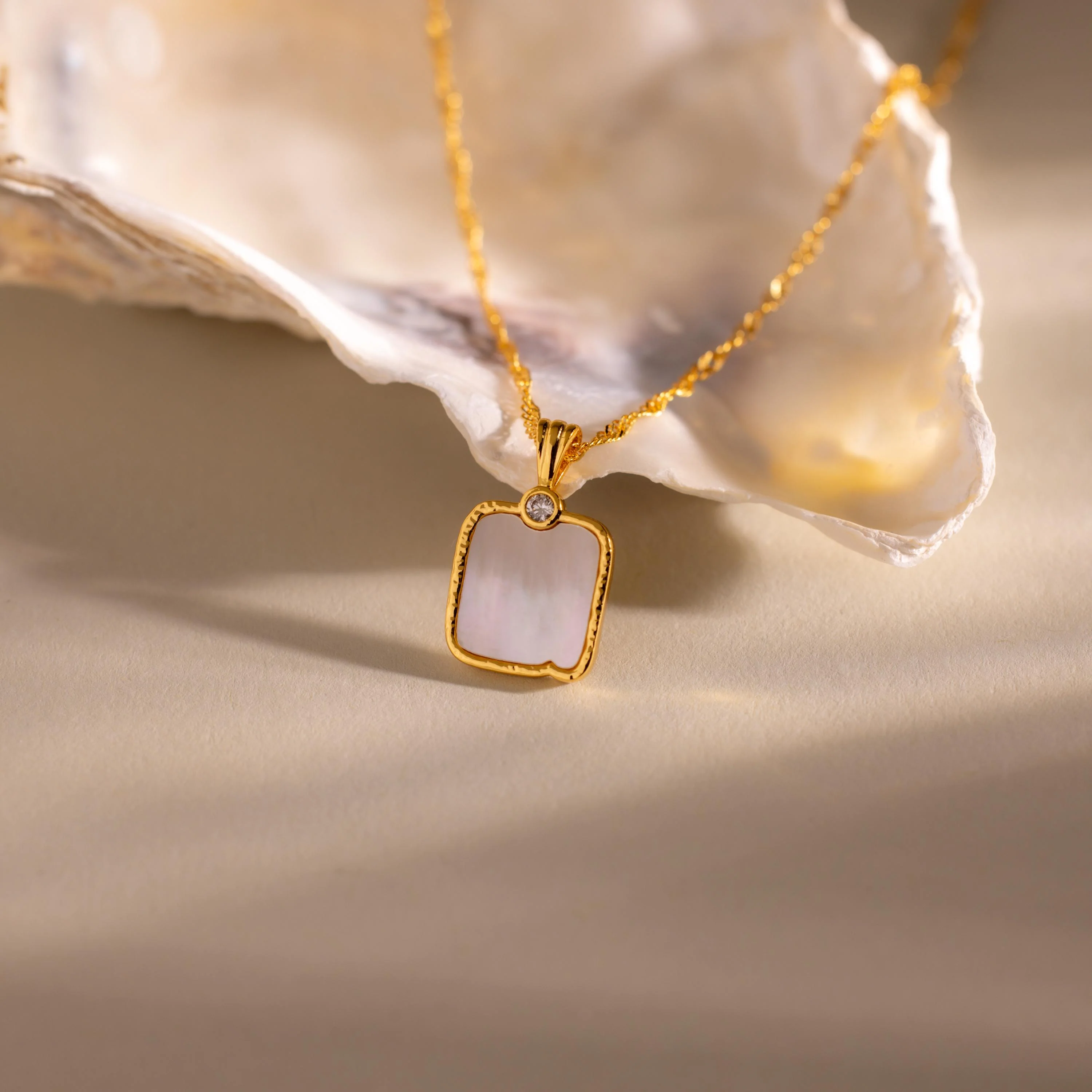 Serenity Mother of Pearl Necklace - Image 8