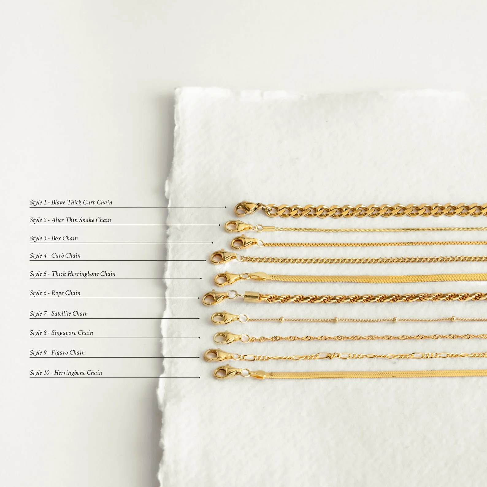 Rope Chain Necklace - Image 8
