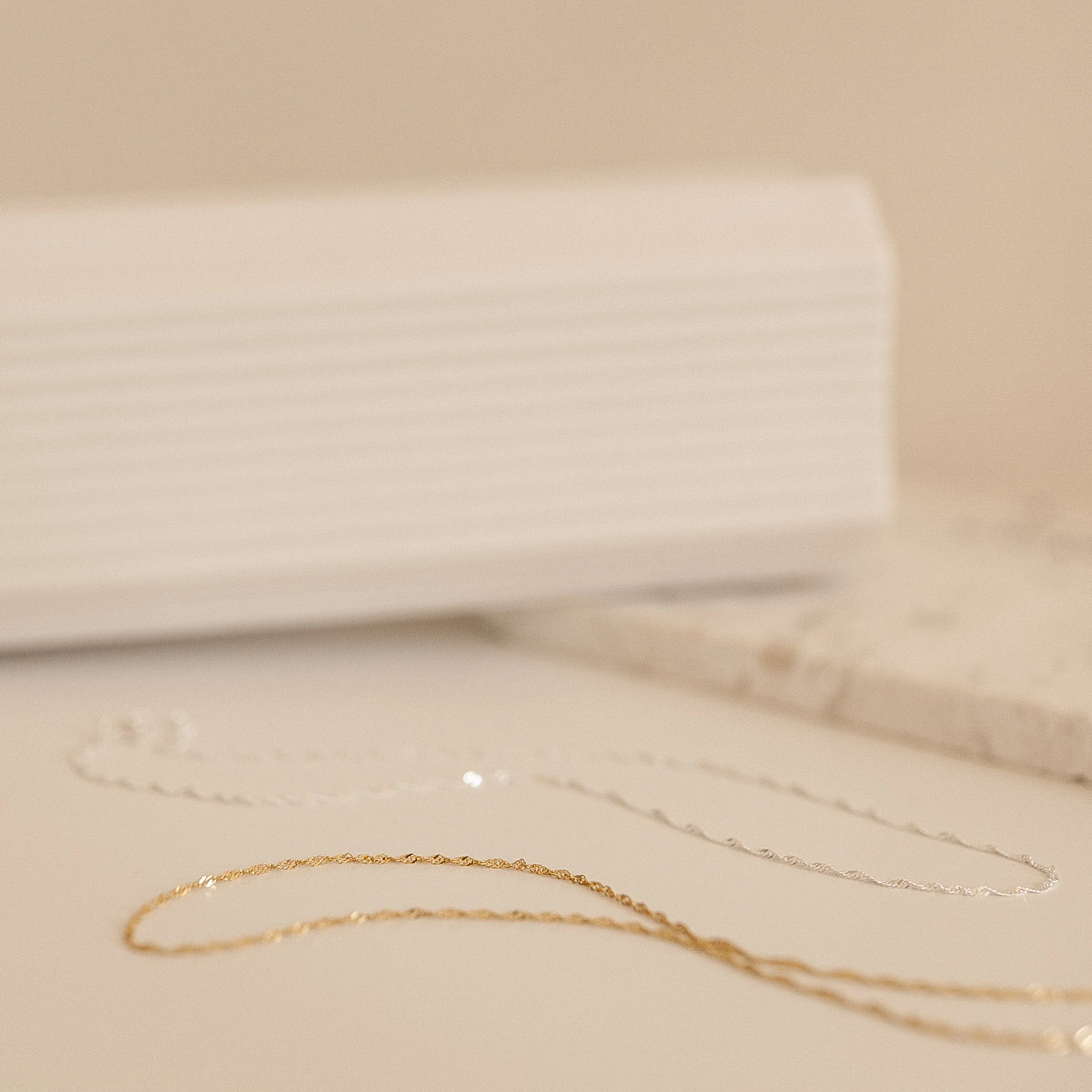 Singapore Twist Necklace in 18K Gold - Image 3