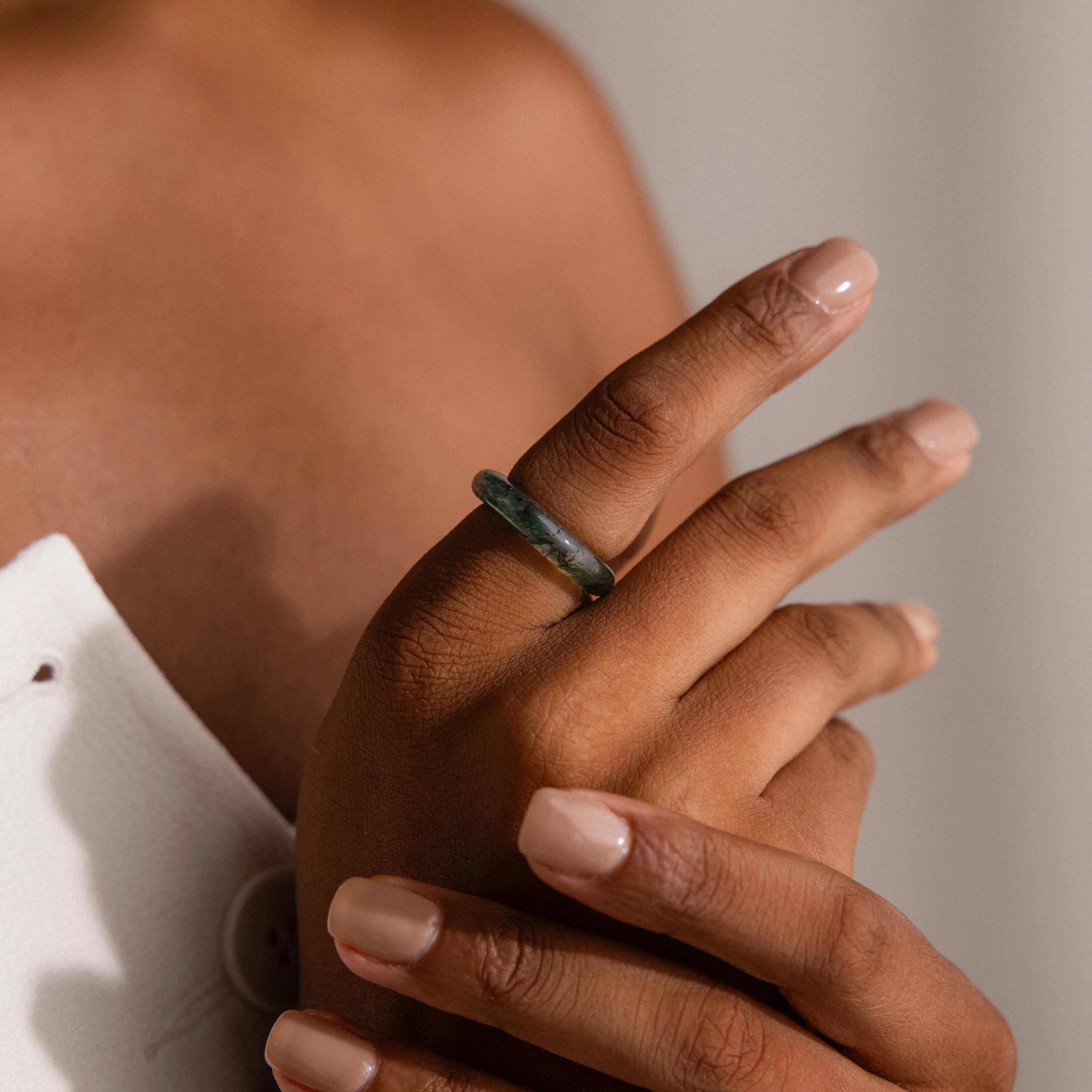 Skinny Agate Ring - Image 2