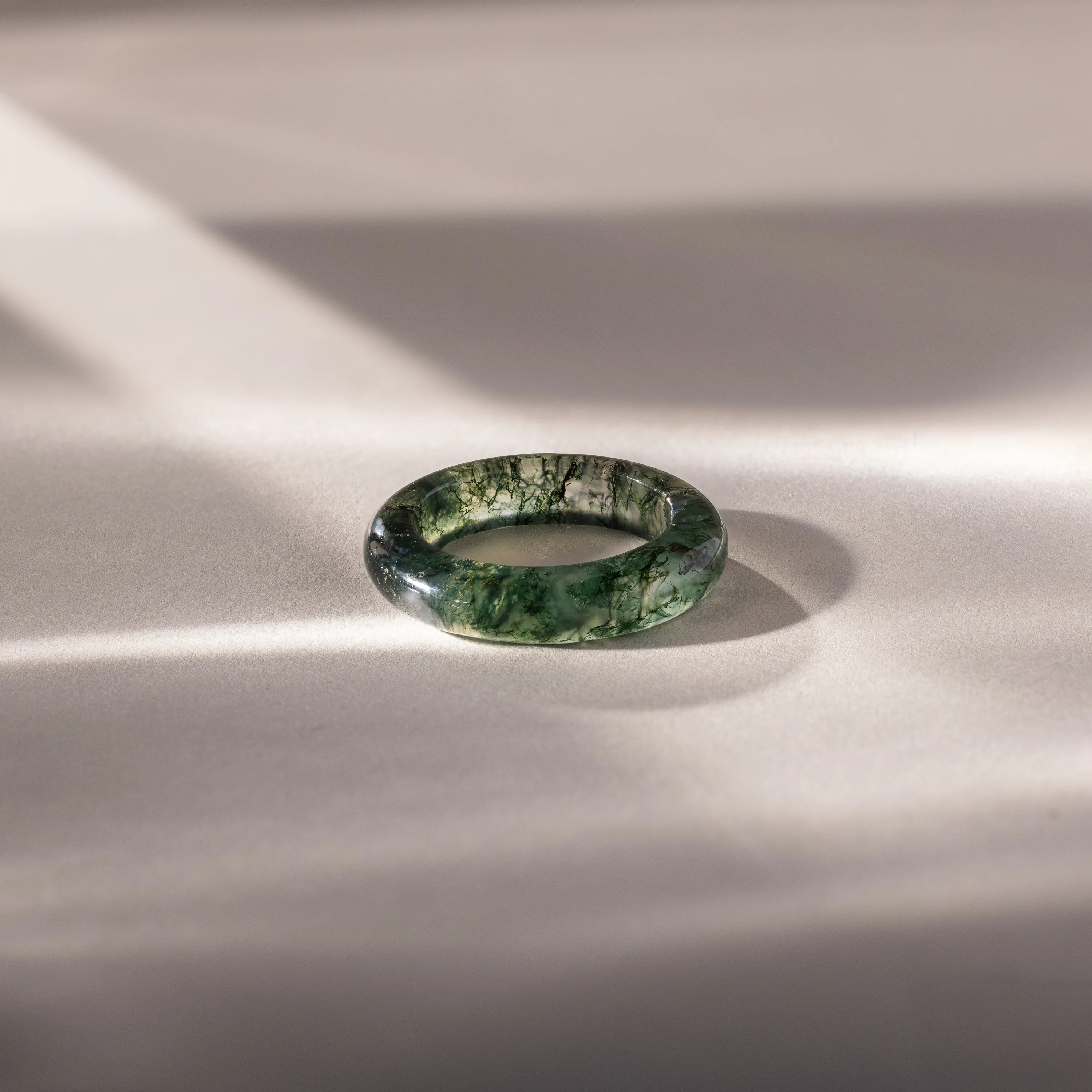 Skinny Gemstone Band Ring - Image 10