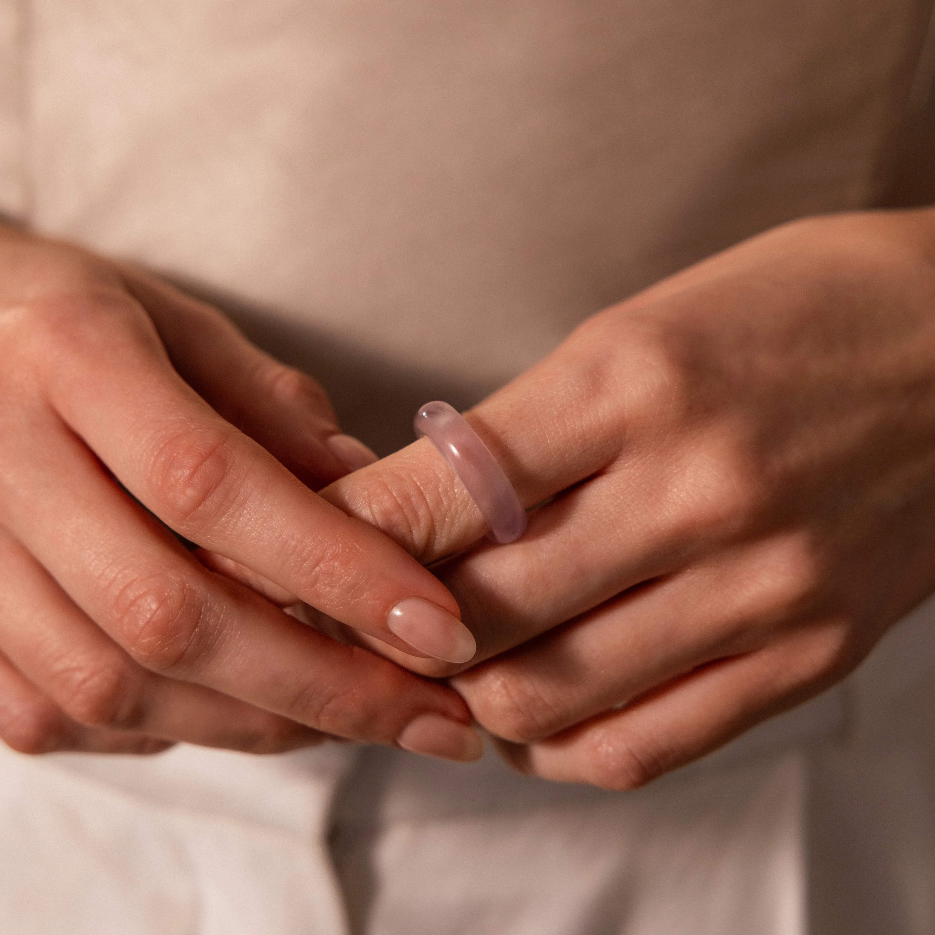 Skinny Gemstone Band Ring - Image 5