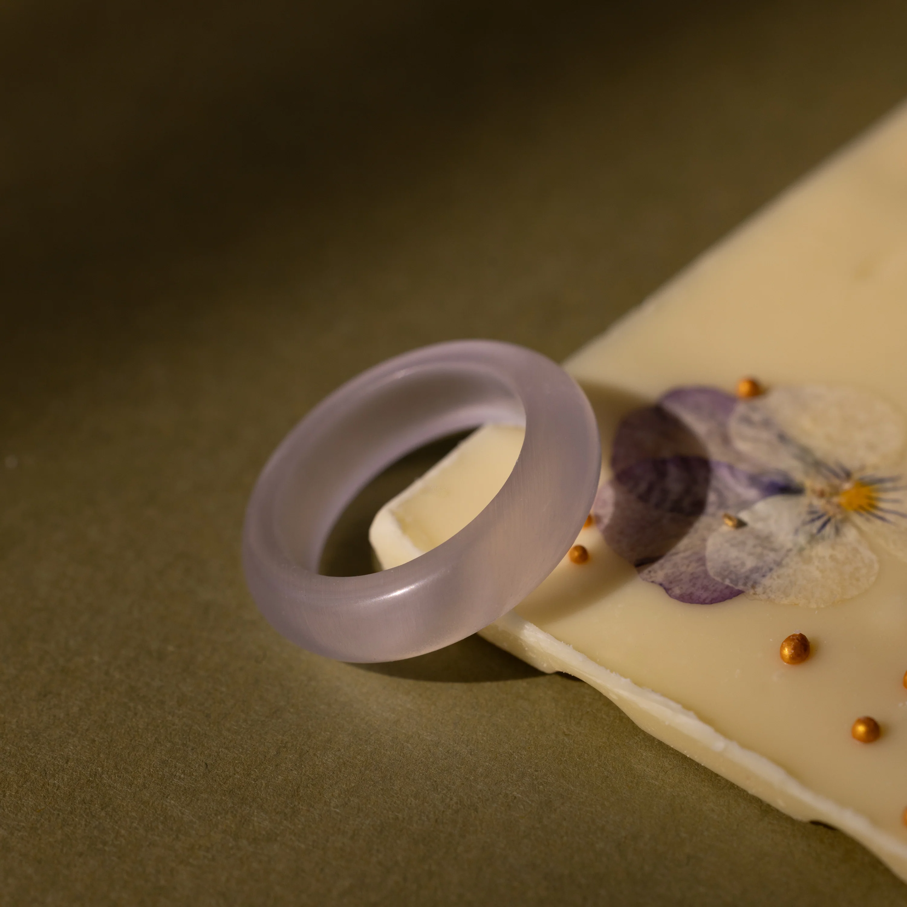 Skinny Gemstone Band Ring - Image 8