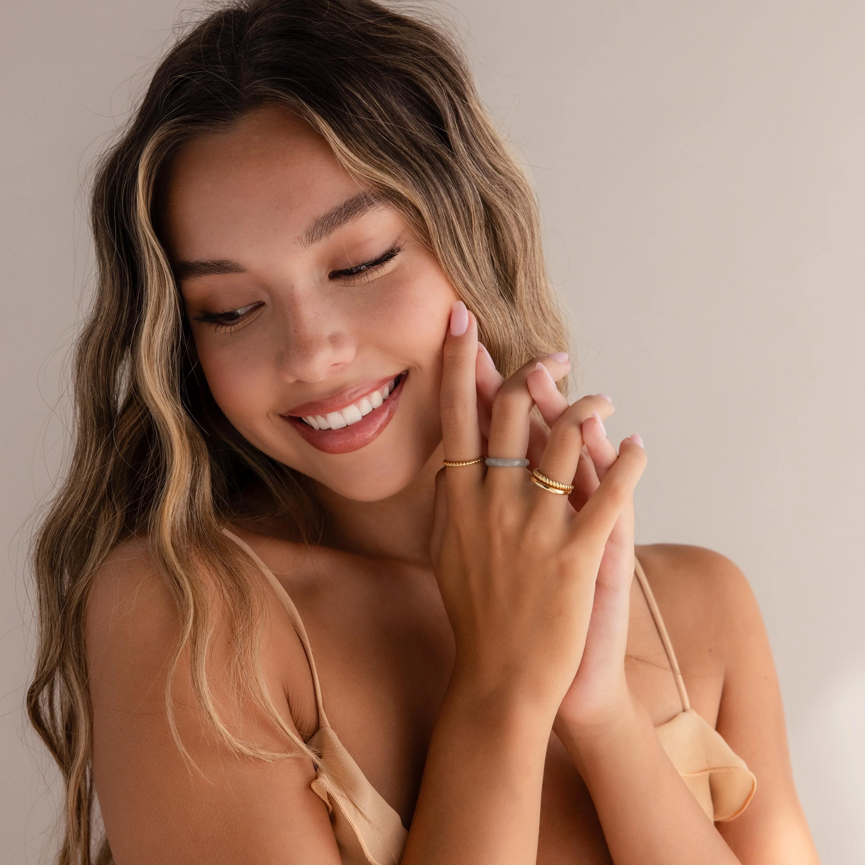 Skinny Jade Ring - Image 6