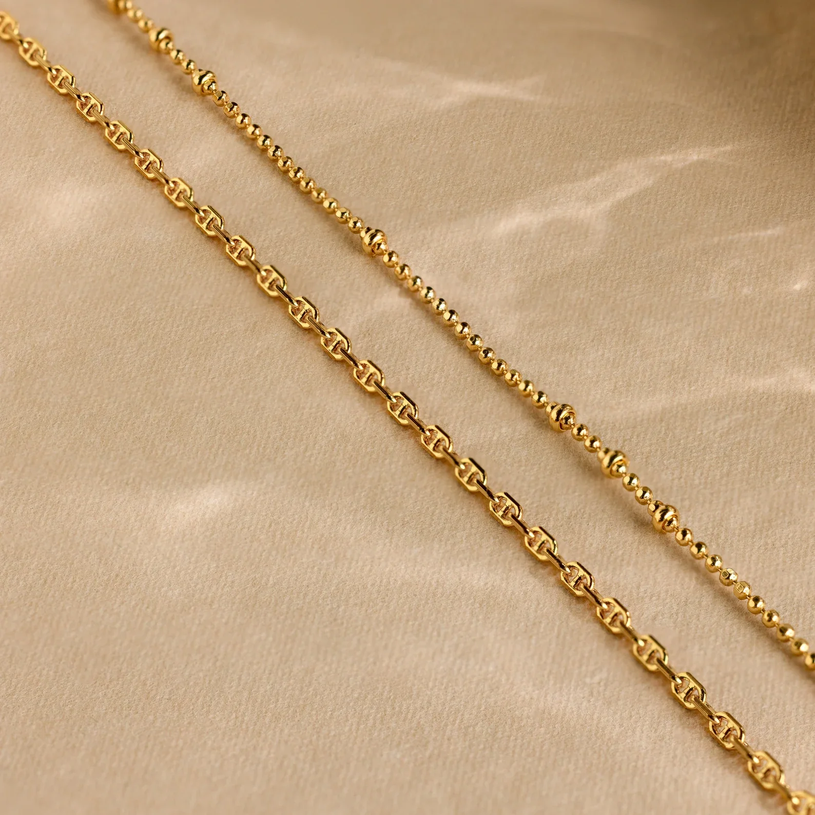 Skinny Mariner Chain Necklace - Image 3
