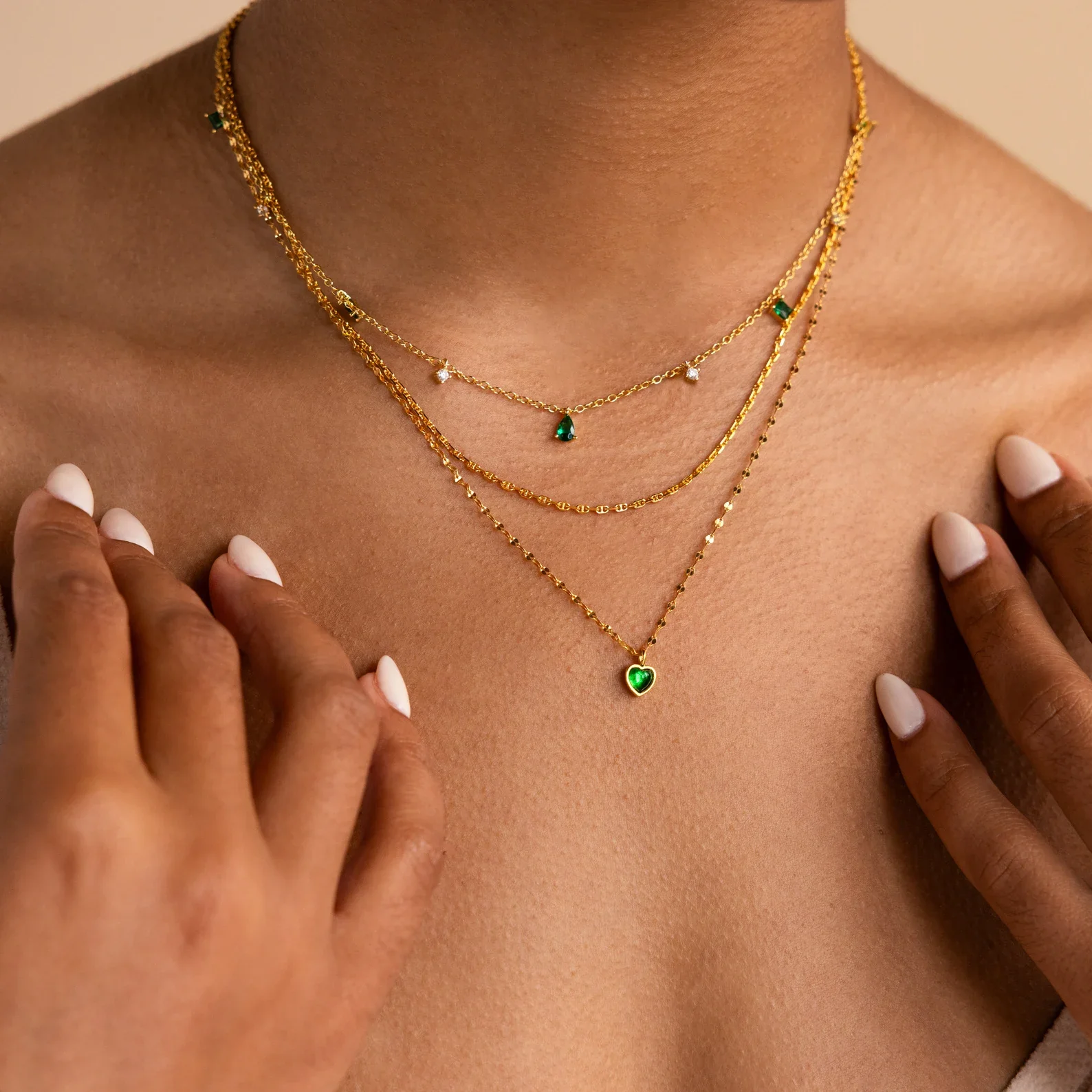 Skinny Mariner Chain Necklace - Image 6