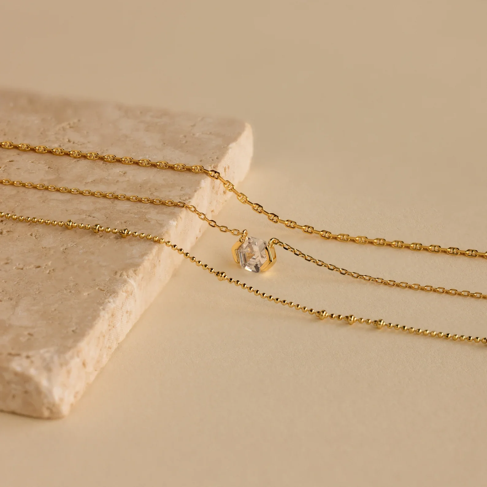 Skinny Mariner Chain Necklace - Image 7