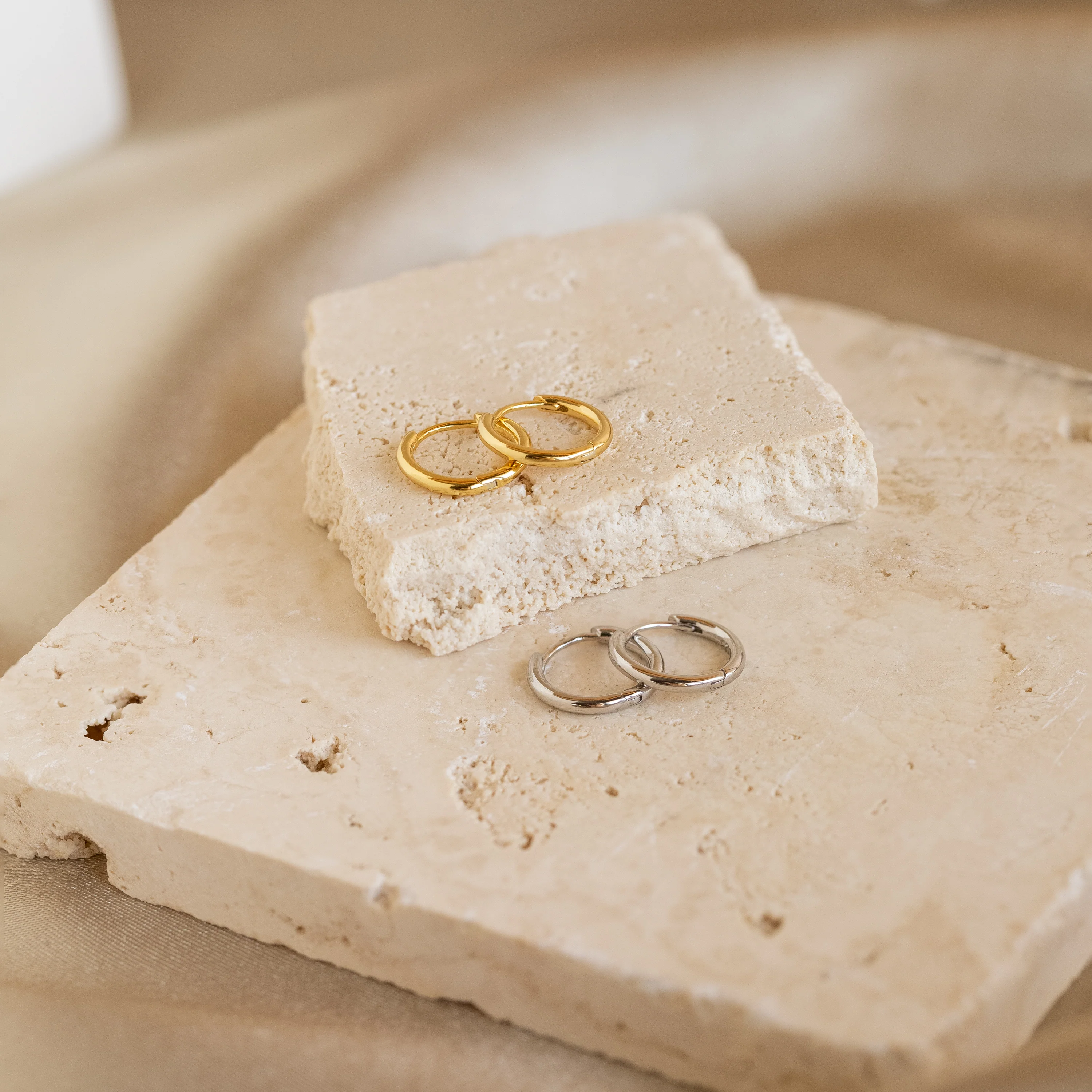 Small Bold Hoops - Image 3